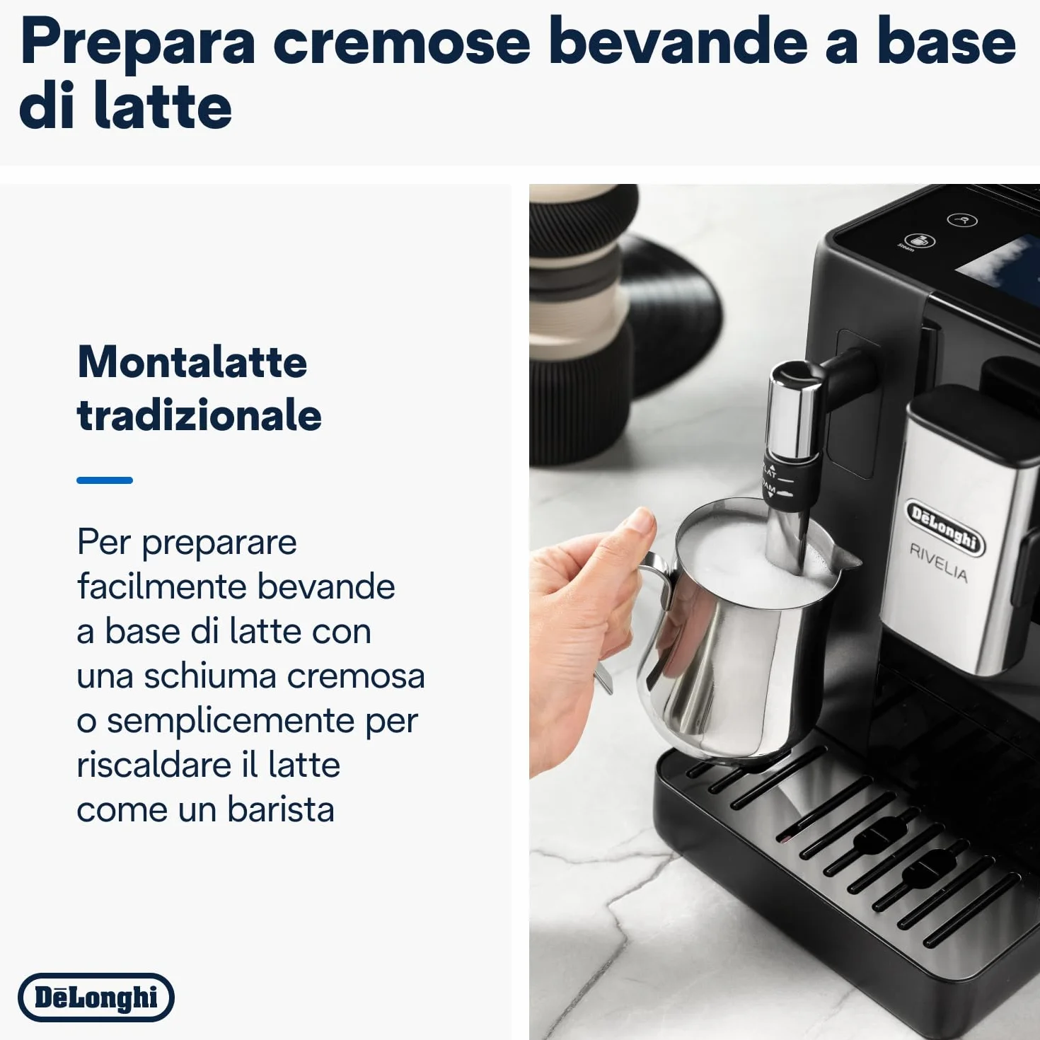De’Longhi Rivelia EXAM440.35.B Machine à expresso automatique 1,4 L