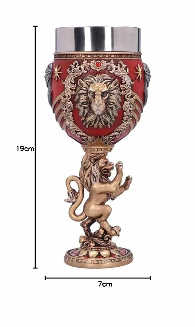 Nemesis Now Harry Potter Gryffindor Hogwart House Kielich, Material, Czerwony/Złoty, 200 ml