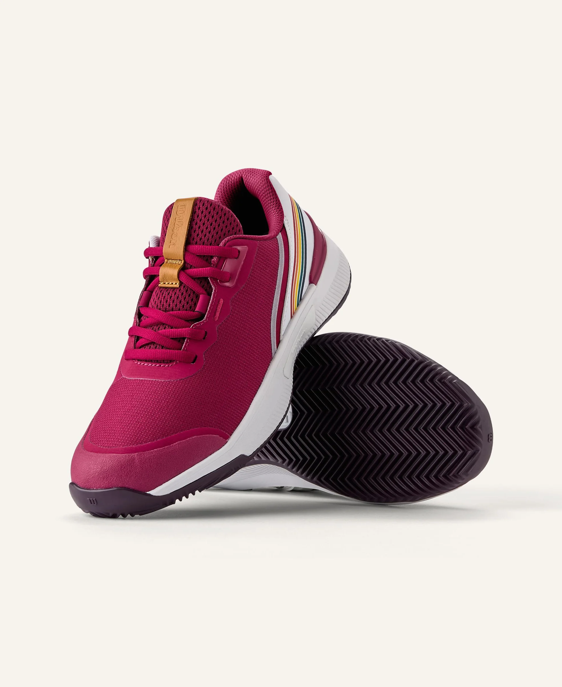 Wilson Damskie buty tenisowe Intrigue Pro Clay RgTennis, Beaujolais White Plum Perfect, 6.5 UK