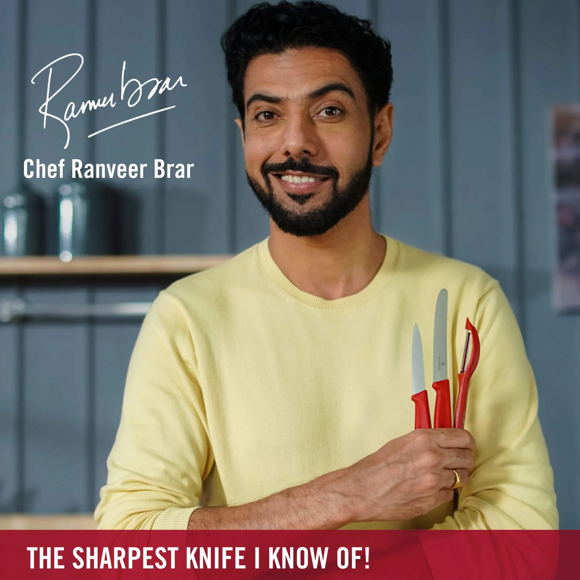 Victorinox Universalschäler mit extra scharfer Klinge, Zackenschliff, rot