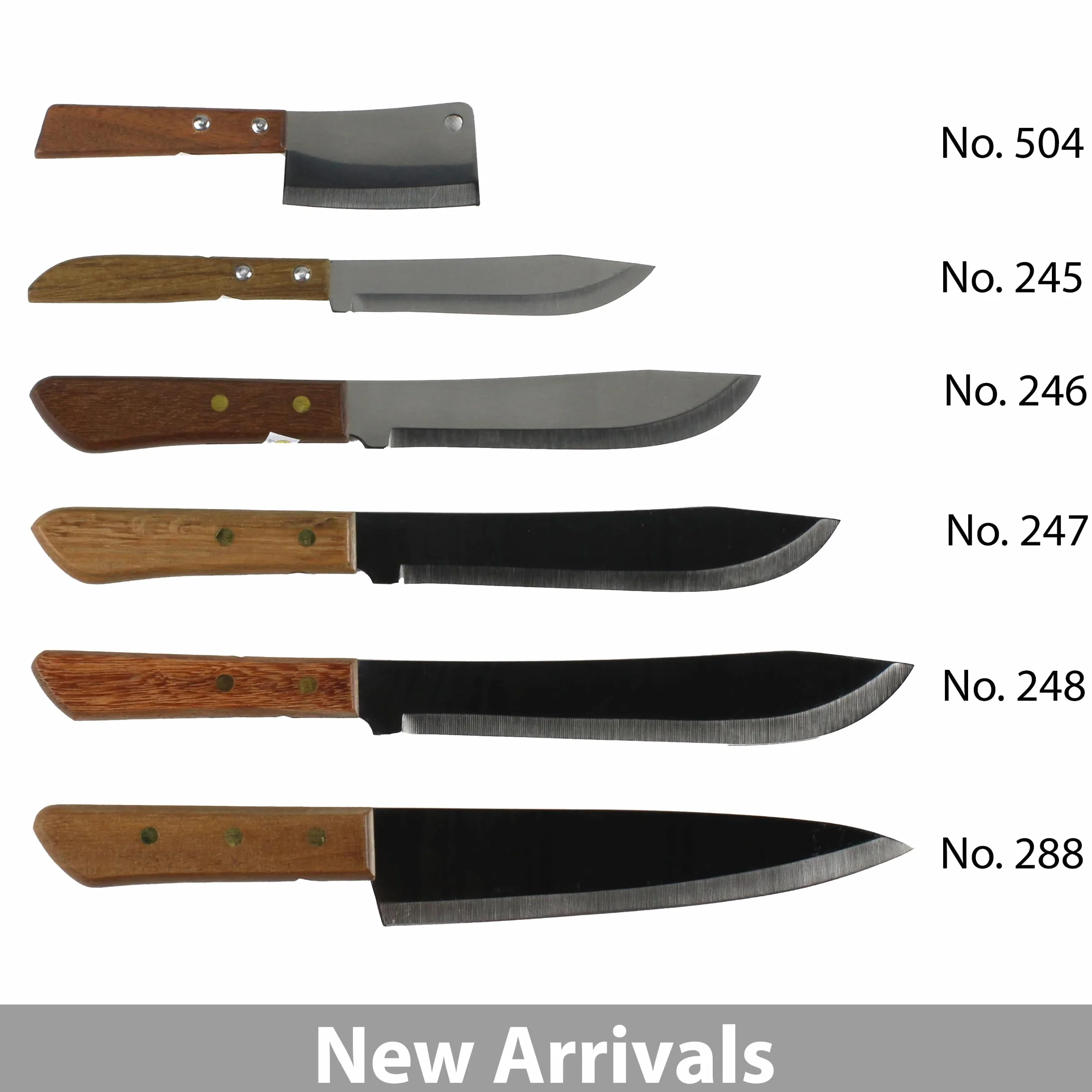 Kiwi Nóż szefa kuchni ze stali nierdzewnej 31,5 cm z drewnianym uchwytem