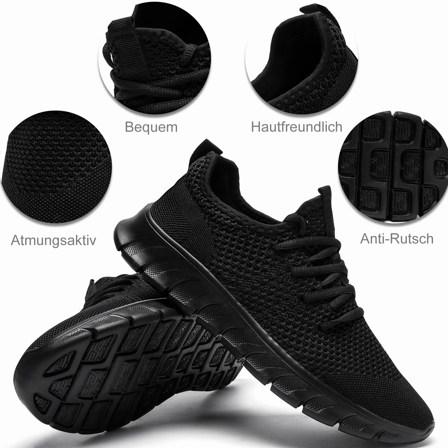 Damyuan Damskie buty typu sneaker, buty sportowe, buty do biegania, buty tenisowe, buty do fitnessu, wsuwane buty do chodzenia