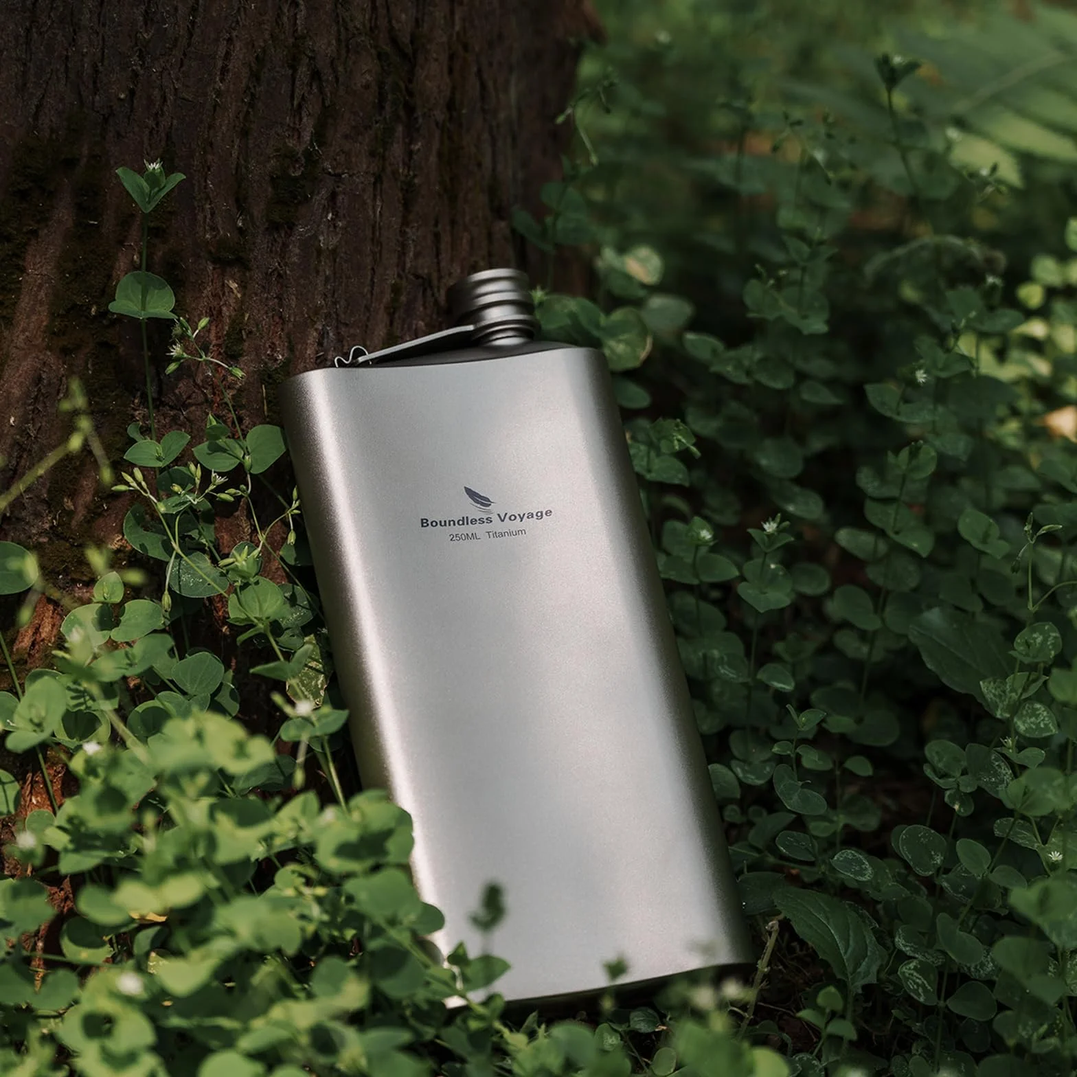 Boundless Voyage Titanium Kolba Butelka Ultralight Szczelna 250 ml/8.45 floz D-Ti3074D
