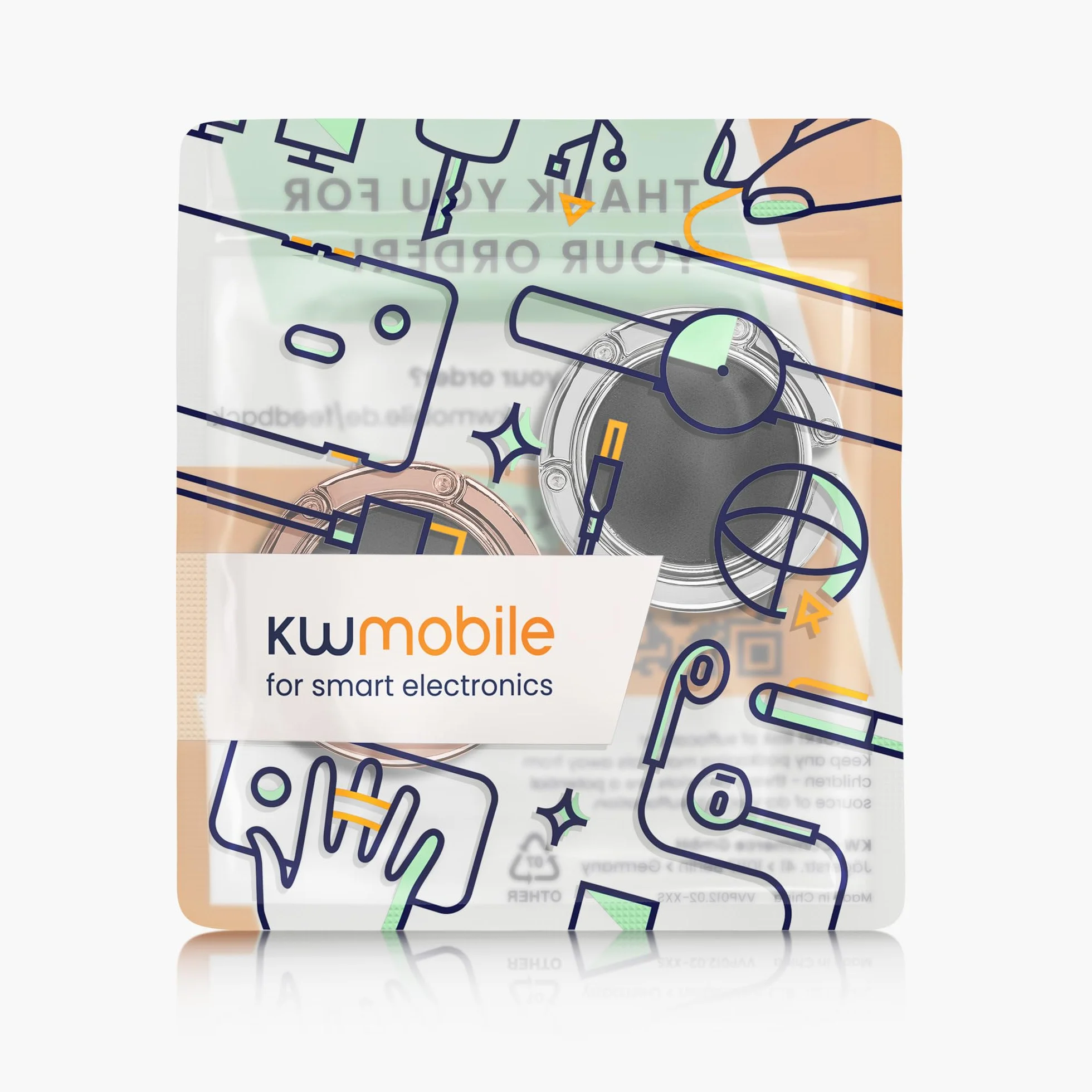 kwmobile 2 x wieszak na torebkę stołową – składany, antypoślizgowy haczyk do torebki, różowe złoto, srebrny.