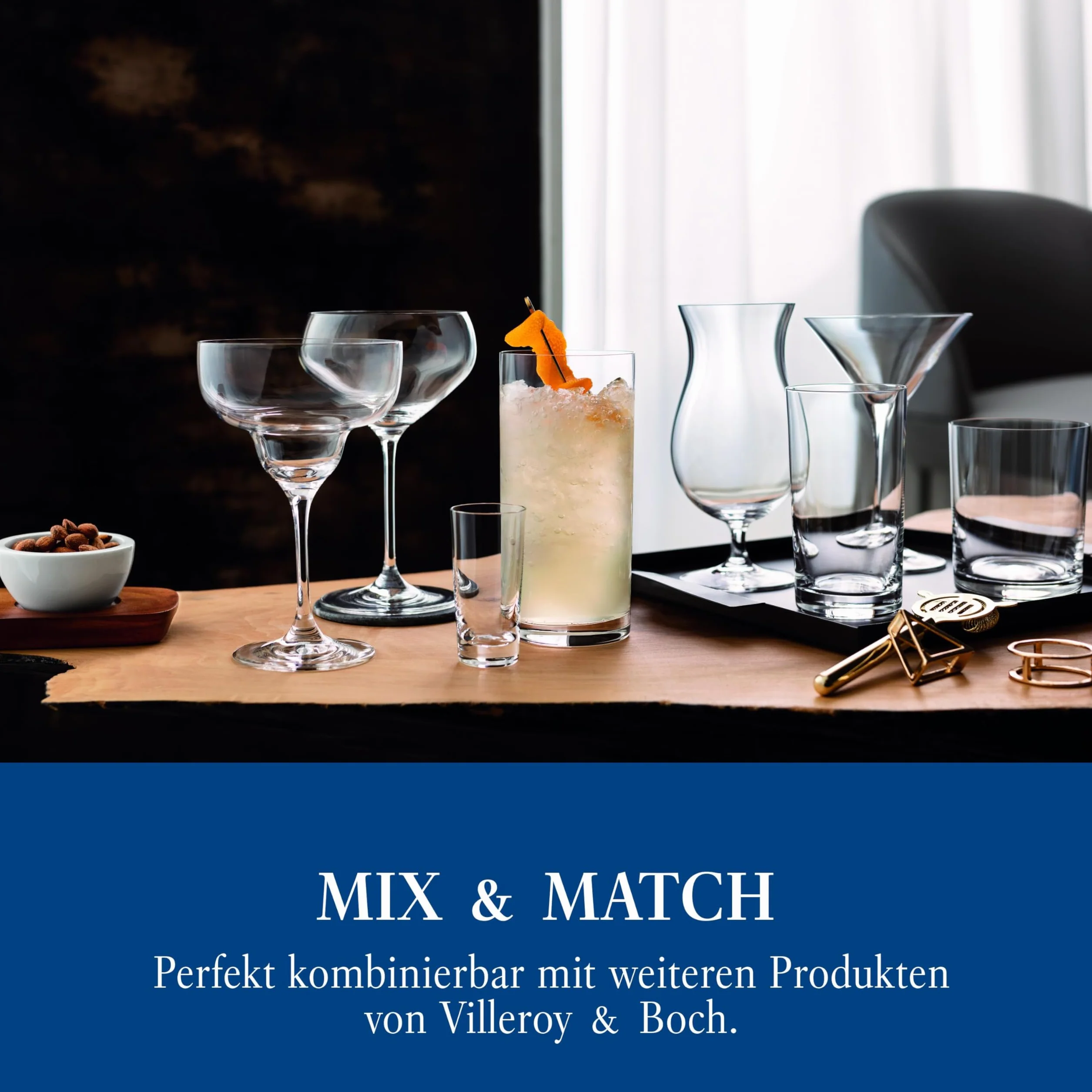 Villeroy & Boch Bar Purismo kufle do piwa zestaw 2 szt. 650 ml szkło kryształowe