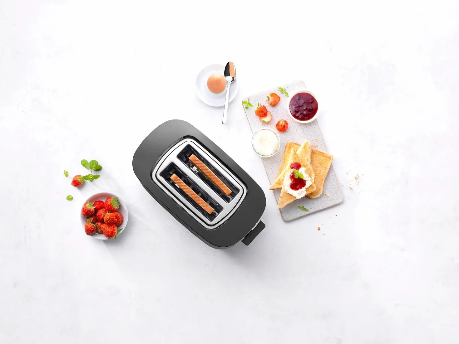 ZWILLING ENFINIGY Toster 3 funkcje 7 stopni brązowienia 2 plasterki czarny