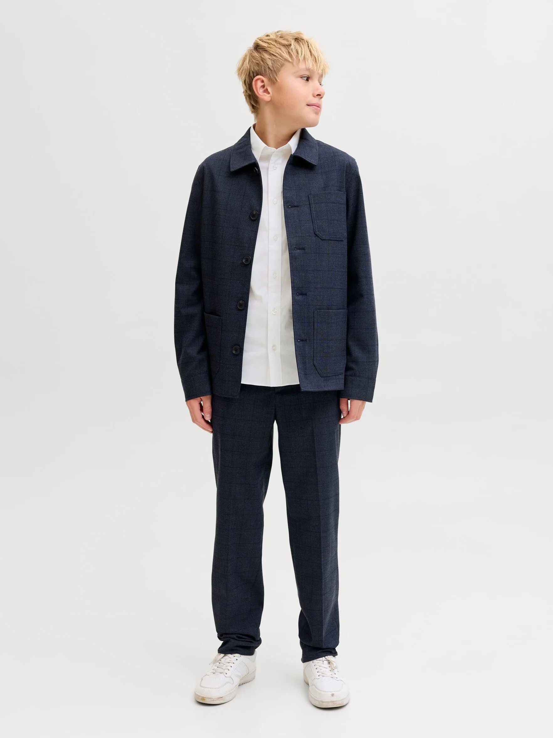 JACK & JONES Dziecięca koszula chłopięca, biały, 152