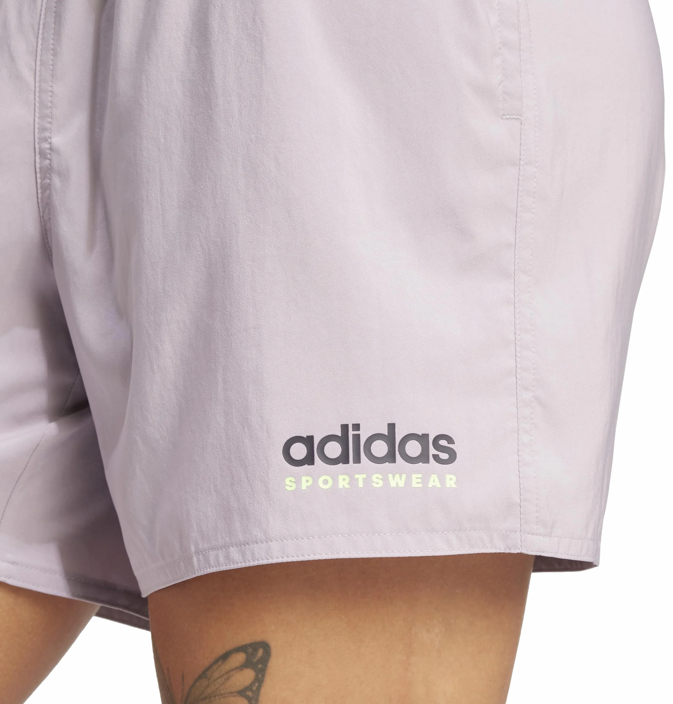 adidas Kobiety Branded Beach Shorts, preloved fig/aurora black, XS