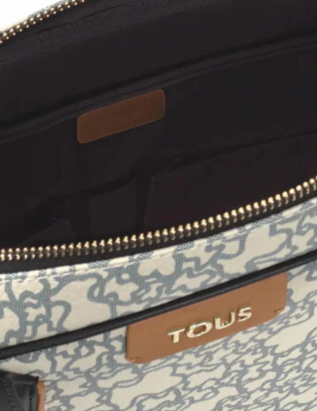 Tous Kobiety Maletin Kaos Mini Torba, Beżowy, 29 x 42 x 9 cm