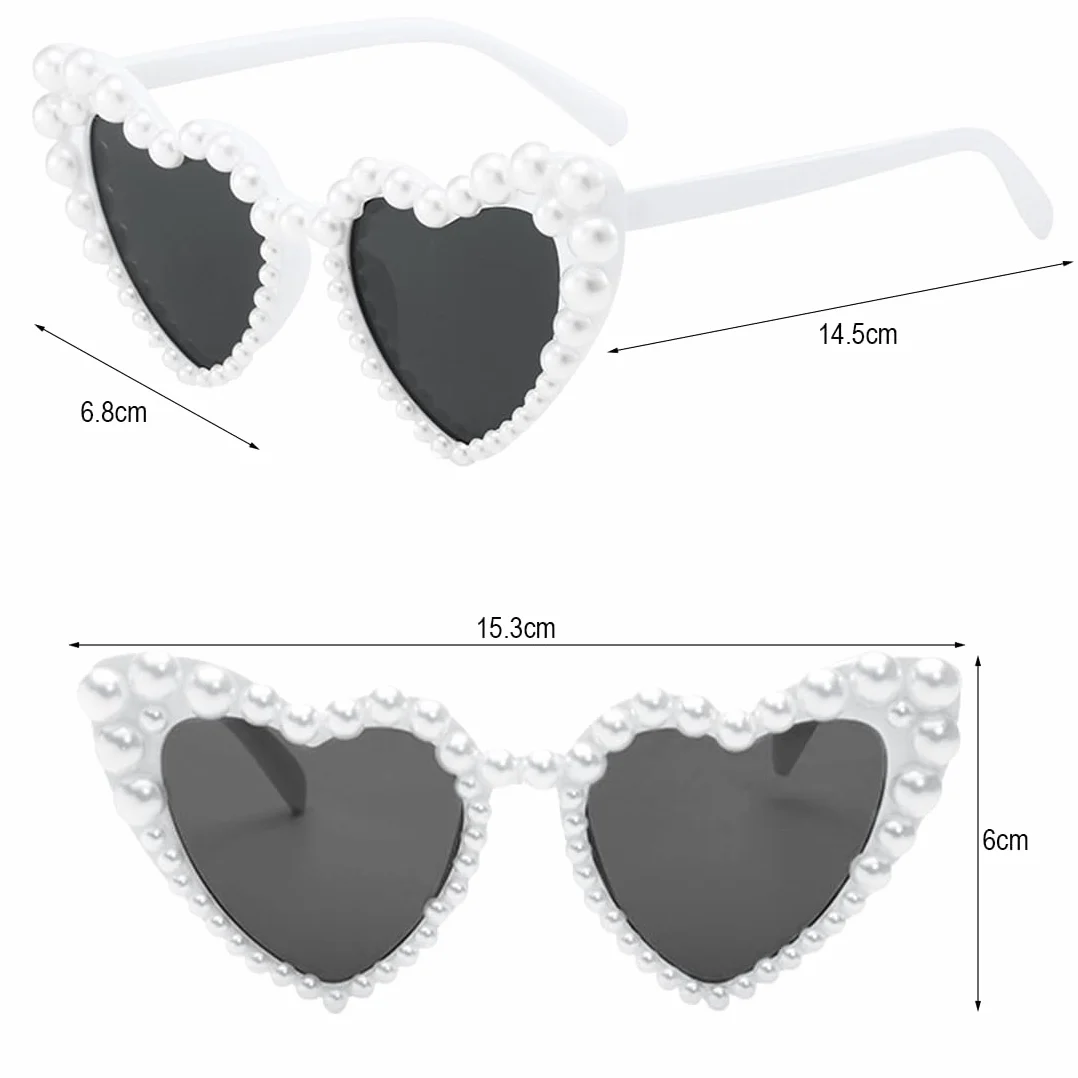 Augesak Okulary przeciwsłoneczne w kształcie serca, okulary przeciwsłoneczne w stylu vintage, UV400, ochrona przed słońcem, okulary przeciwsłoneczne w kształcie serca, modne okulary w kształcie serca