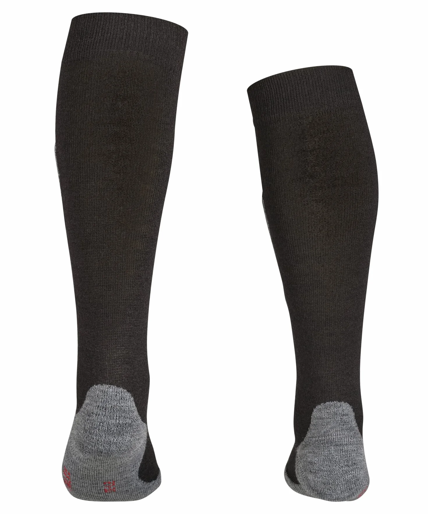 FALKE Uniseks - dzieci Skarpety narciarskie Active Ski K Kh Wełna ciepłe grube 1 Para, Czarny Black 3000, 31-34