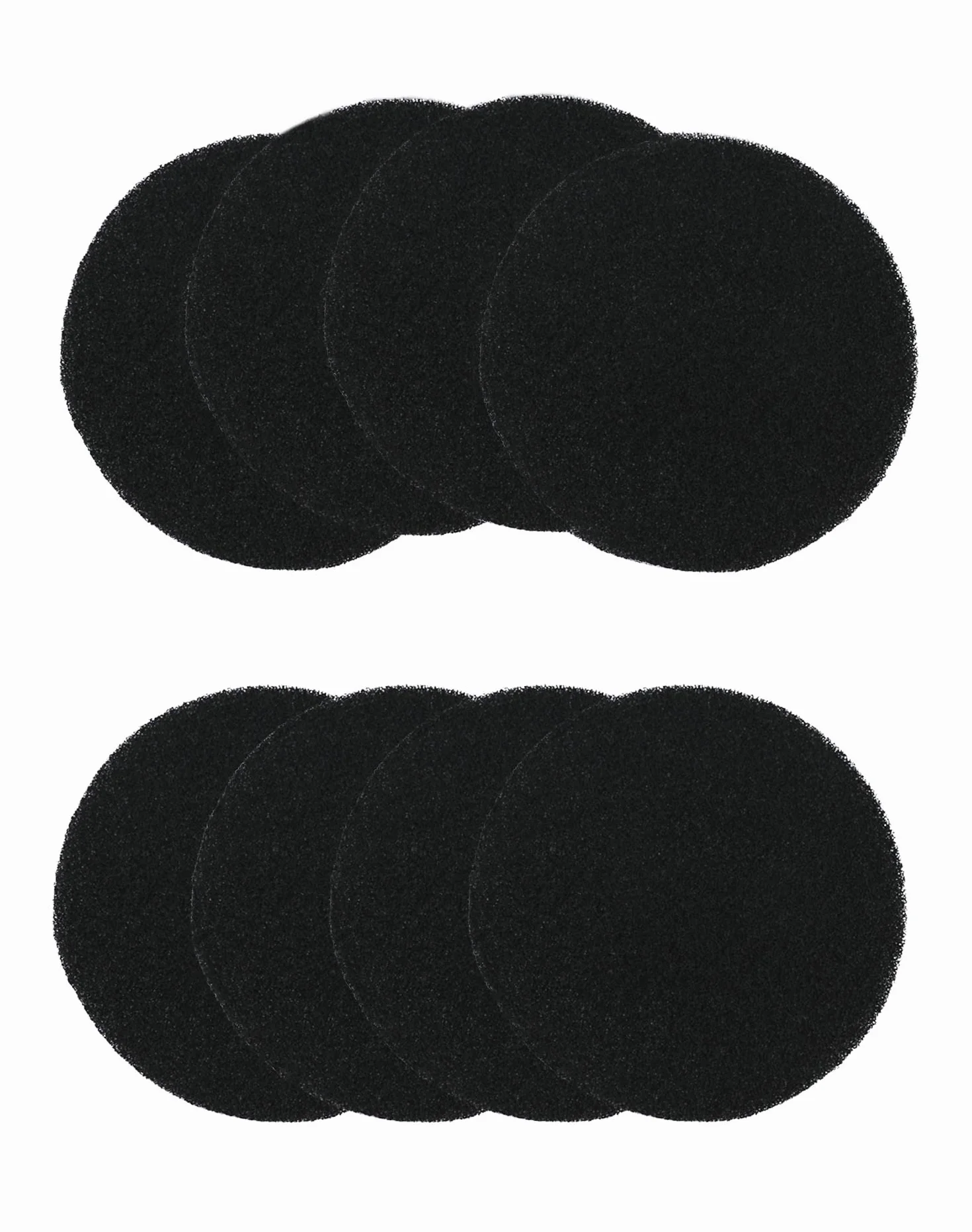 QWORK 8 Filtr kompozytowy Pokrycia okrągłe, Filtr węglowy do pojemników 17cm