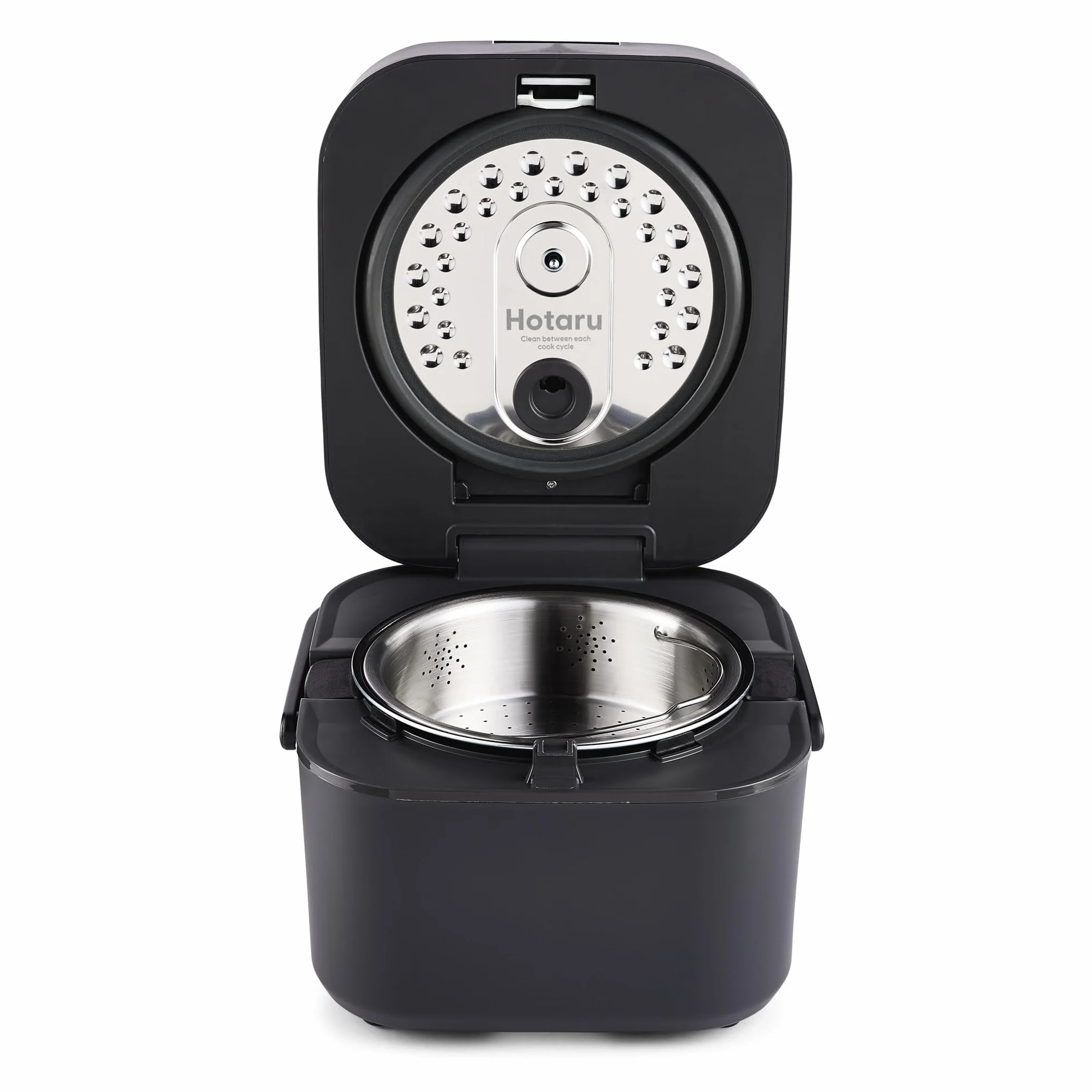Yum Asia Hotaru Induction Heating Rice Cooker z ceramiczną miską 3 filiżanki 0,54 litra 7 funkcji ryżu 5 funkcji wielofunkcyjnych LED Slate Grey
