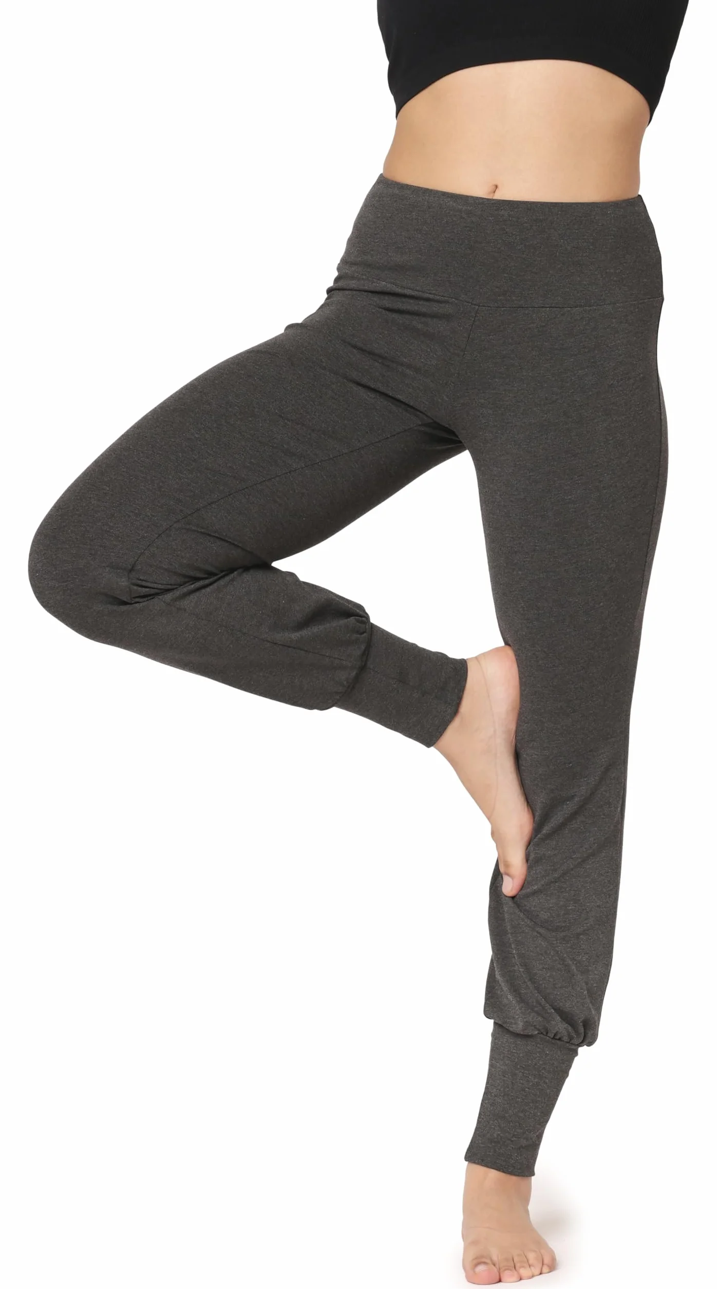 Bellivalini Damskie Długie Legginsy do Jogi z Wiskozy BLV50-278