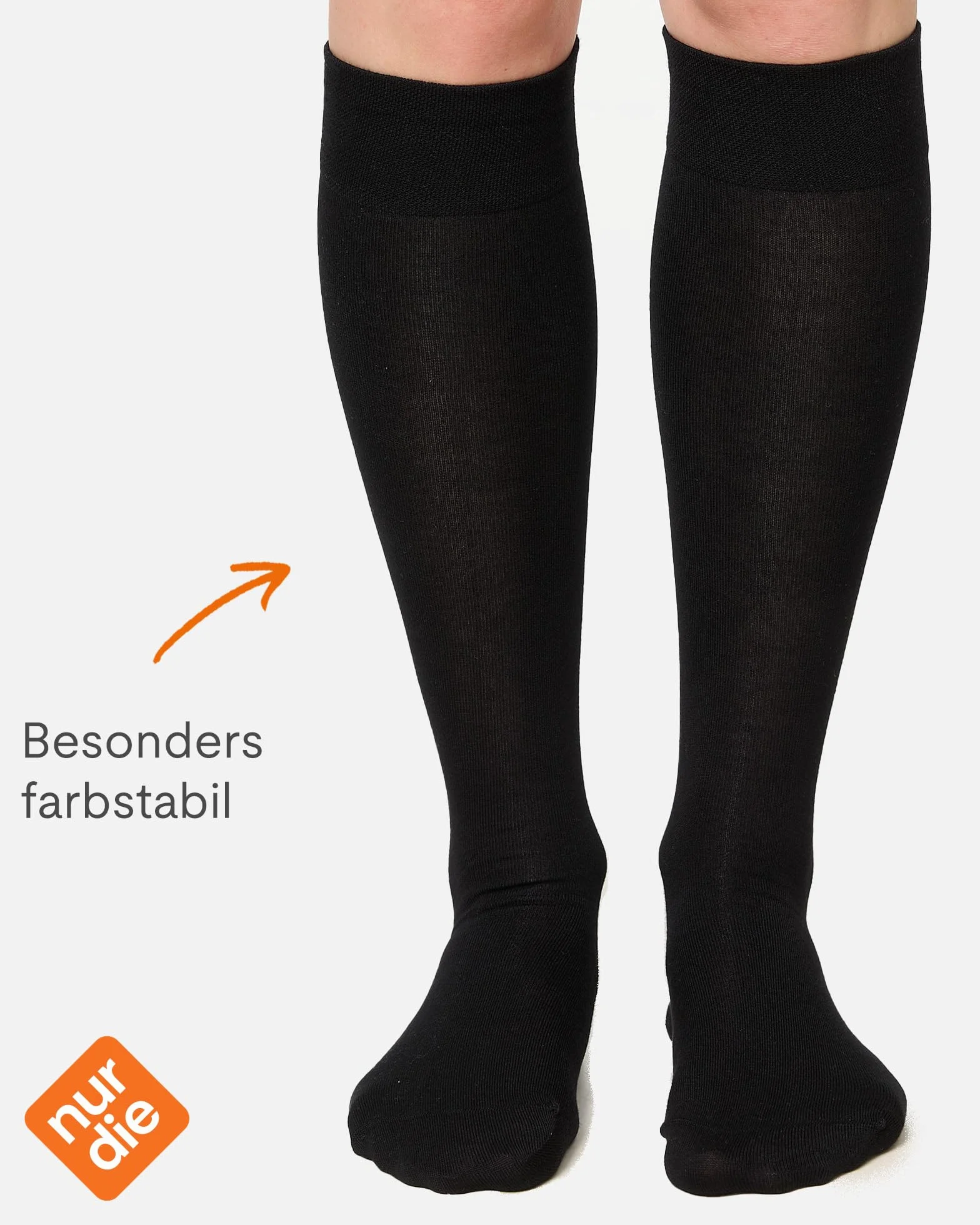 Nur Die Podkolanówki Kobiety Damen "Bambus Knie"