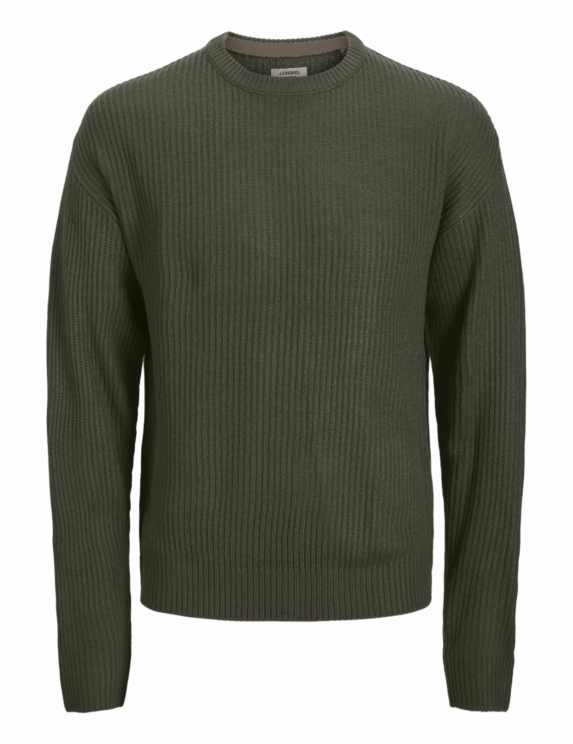 Jreblogan Knit Crew Neck Sn, FOREST NIGHT, L