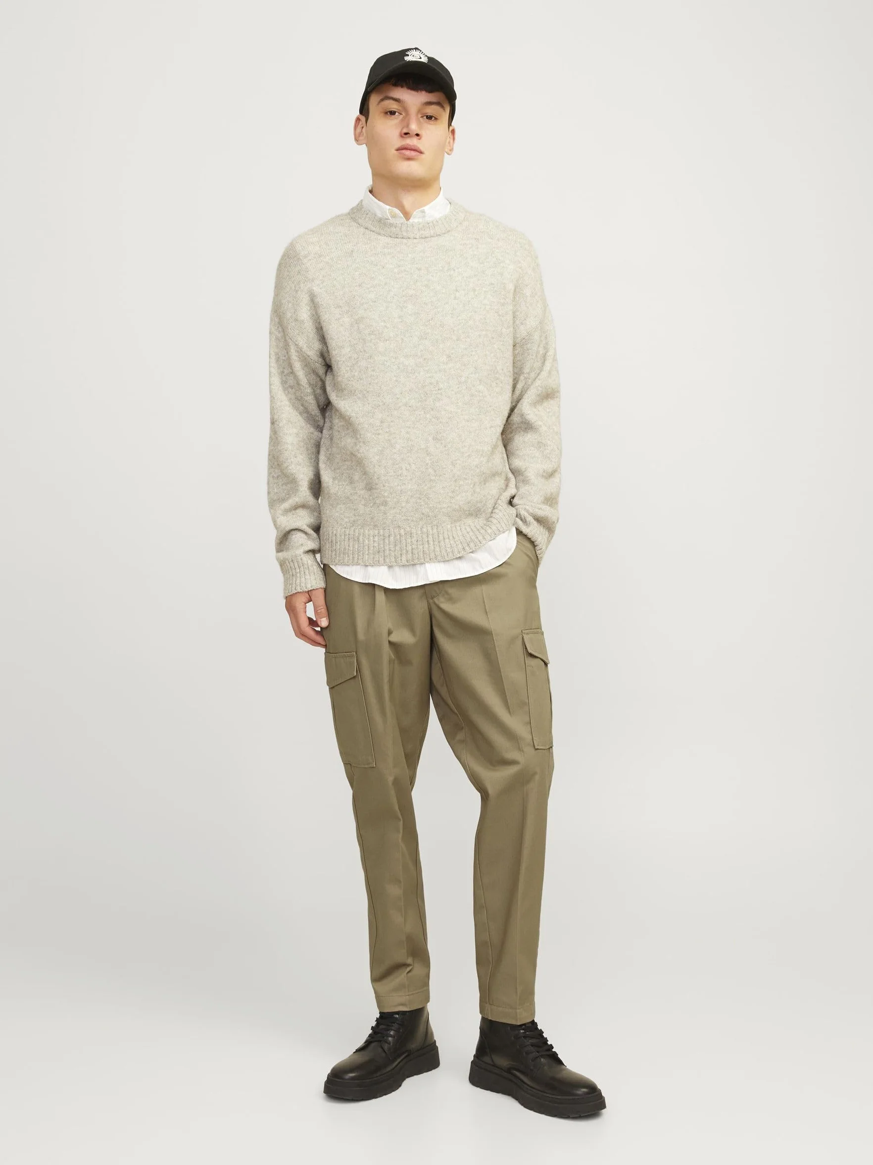 JACK & JONES Jpstbill Jjclean Tapered Cargo - bojówki Mężczyźni