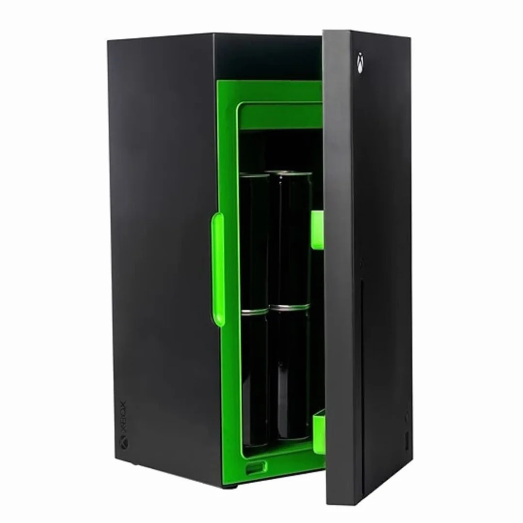 JUNG XBOX Series X Minilodówka, cicha, pojemność 10 l / 12 puszek, nadaje się do pokoju i samochodu, bezgłośna, mała lodówka