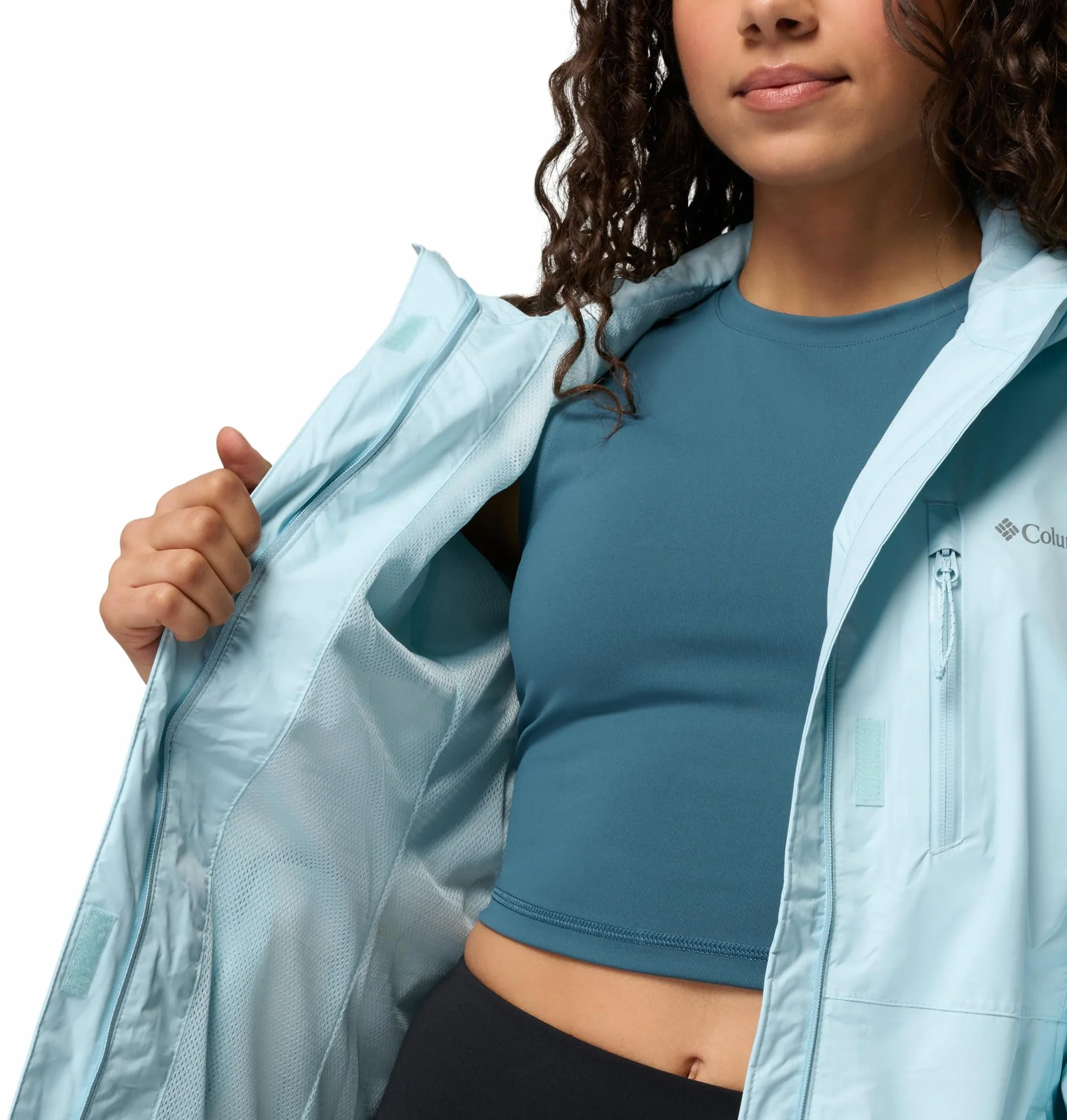 Columbia Wodoodporna kurtka przeciwdeszczowa Kobiety Pouring Adventure 3 Jacket