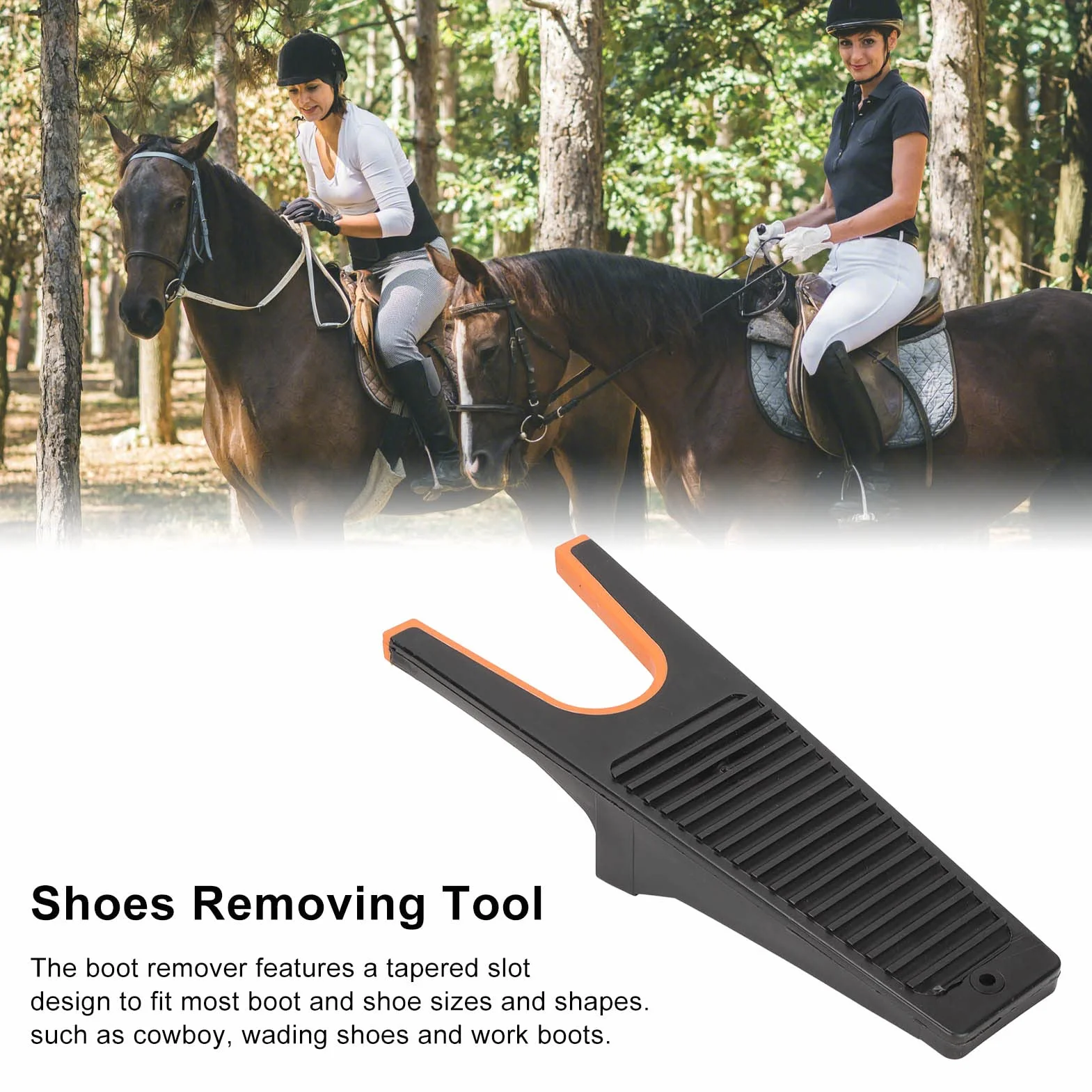 Boot Puller, Boot Remover, Boot Jack Puller, Shoe Horn Wood, Premium Boot Ściągacz, But Remover Gumowy Uchwyt Wodoodporny Wygodne Uniwersalne Ściągacze Buty Kowbojskie Buty Robocze