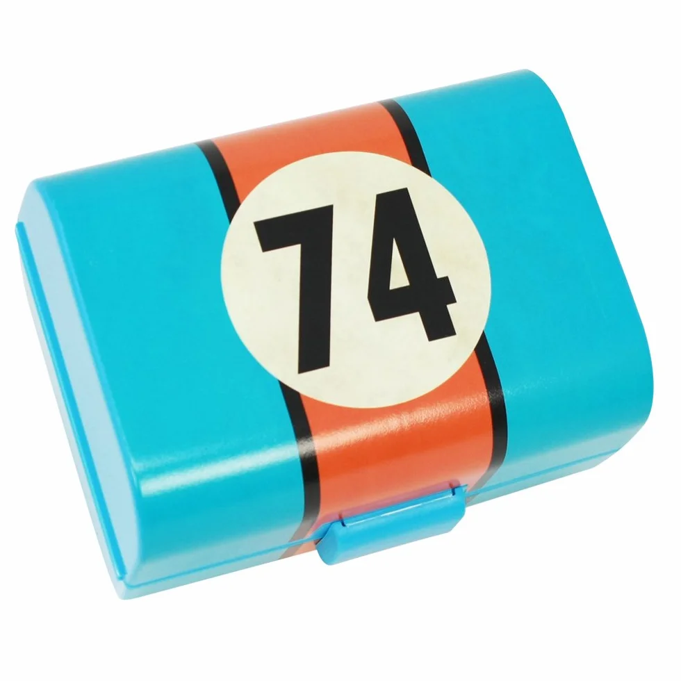 COM-FOUR® Lunchbox vintage z 3 przegrodami 17x13x10 cm