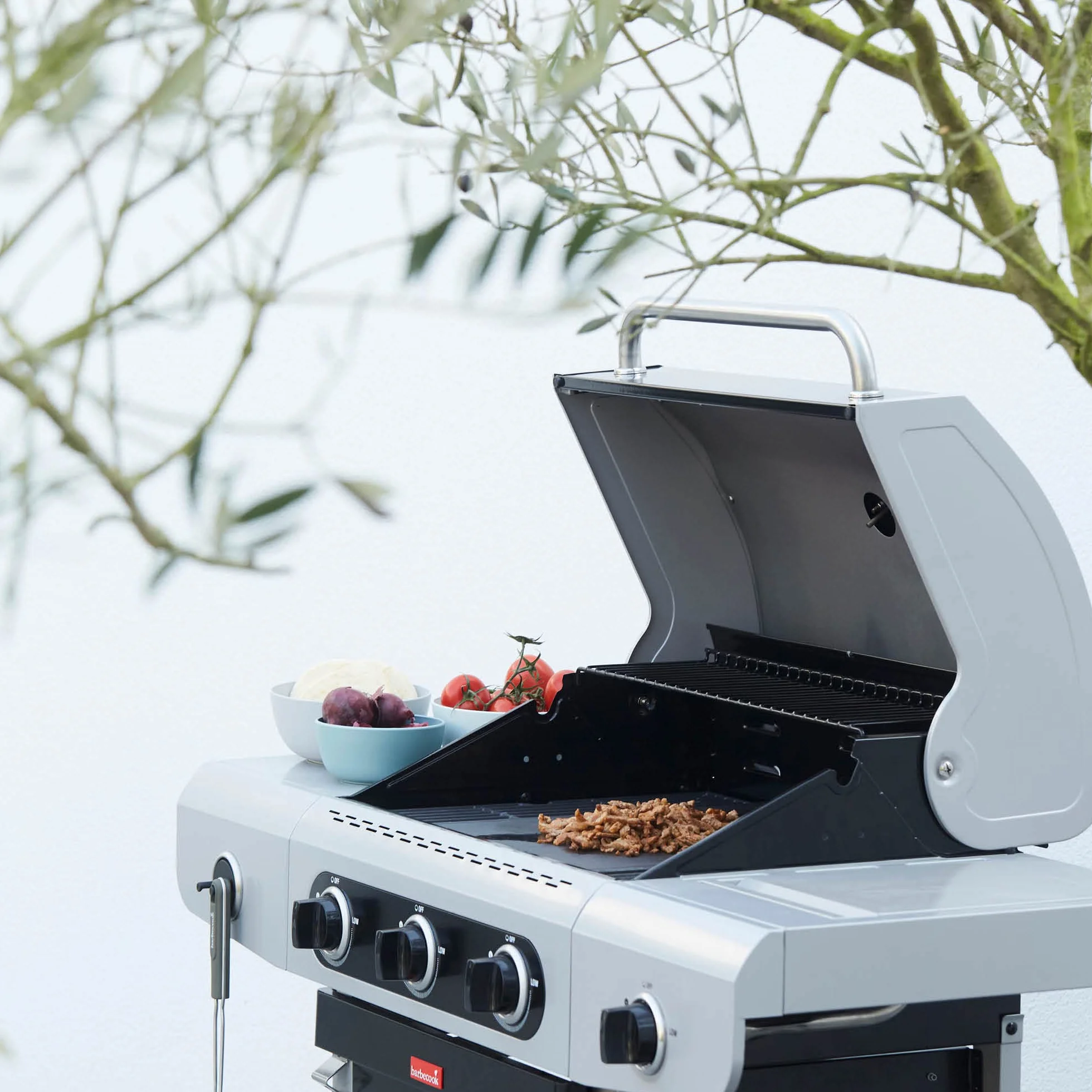 barbecook Uniwersalna płyta grillowa żeliwna 43 x 35 cm czarna