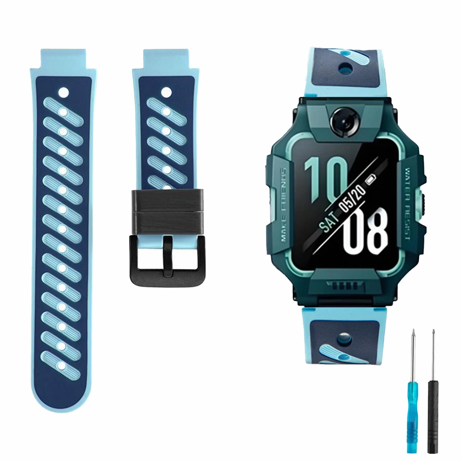 Bransoletka dla dzieci, kompatybilna z Imoo Watch Phone Z7/Z6, dla dziewcząt i chłopców, miękki silikon, wodoszczelna, zapasowy pasek do zegarka Imoo Z1 (bransoletka)