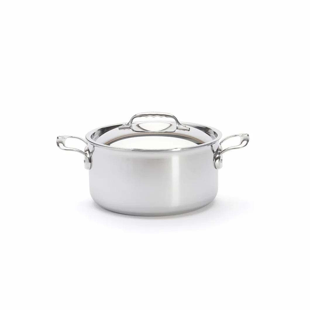 De Buyer AFFINITY garnek ze stali nierdzewnej 24 cm z pokrywką