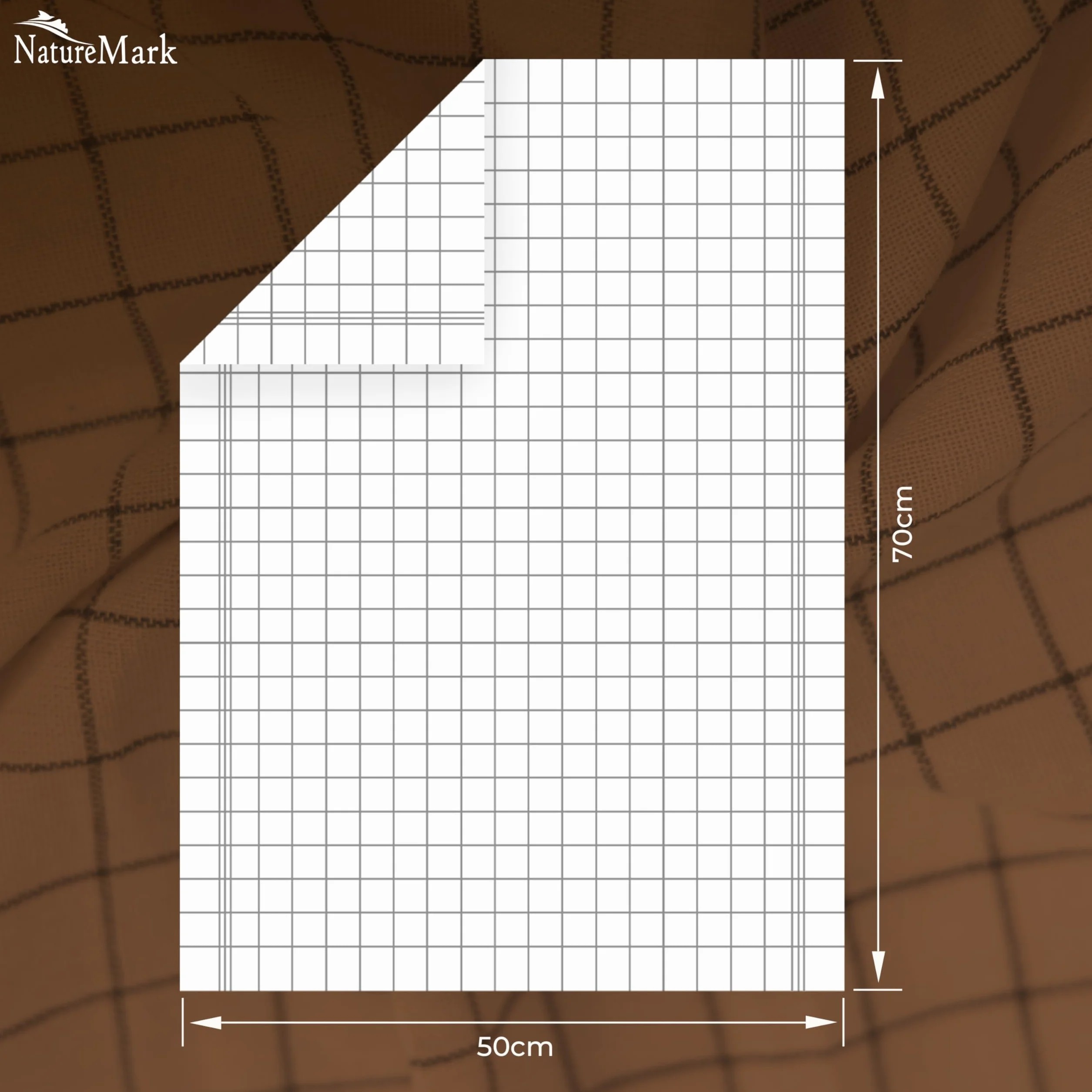 NatureMark Zestaw 10 ręczników kuchennych 50x70 cm 100% bawełna chłonne