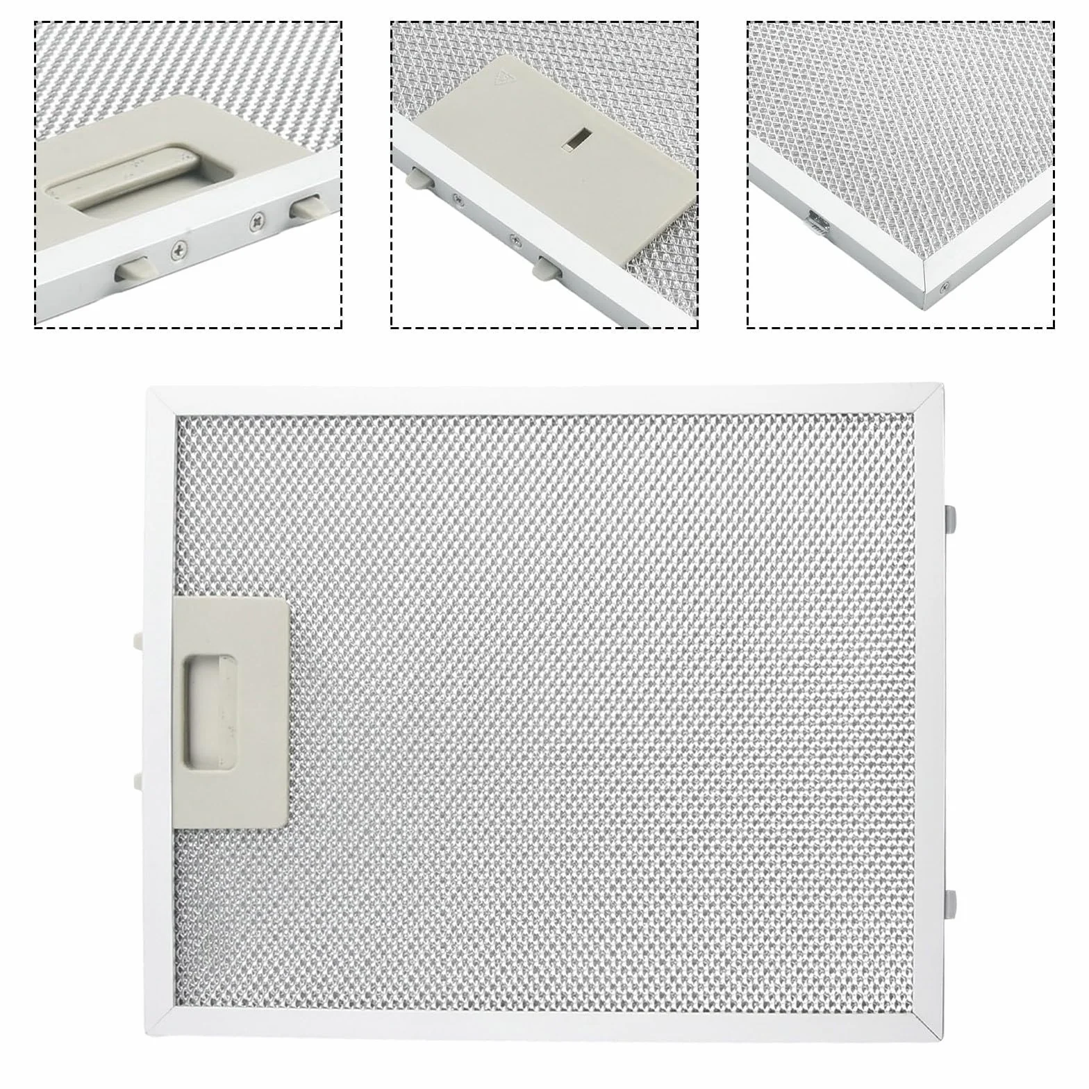 1 szt. filtr przeciwtłuszczowy do okapu kuchennego 29 x 24 cm aluminiowe filtry siatkowe zamiennik do przyborów kuchennych filtry do okapu kuchennego