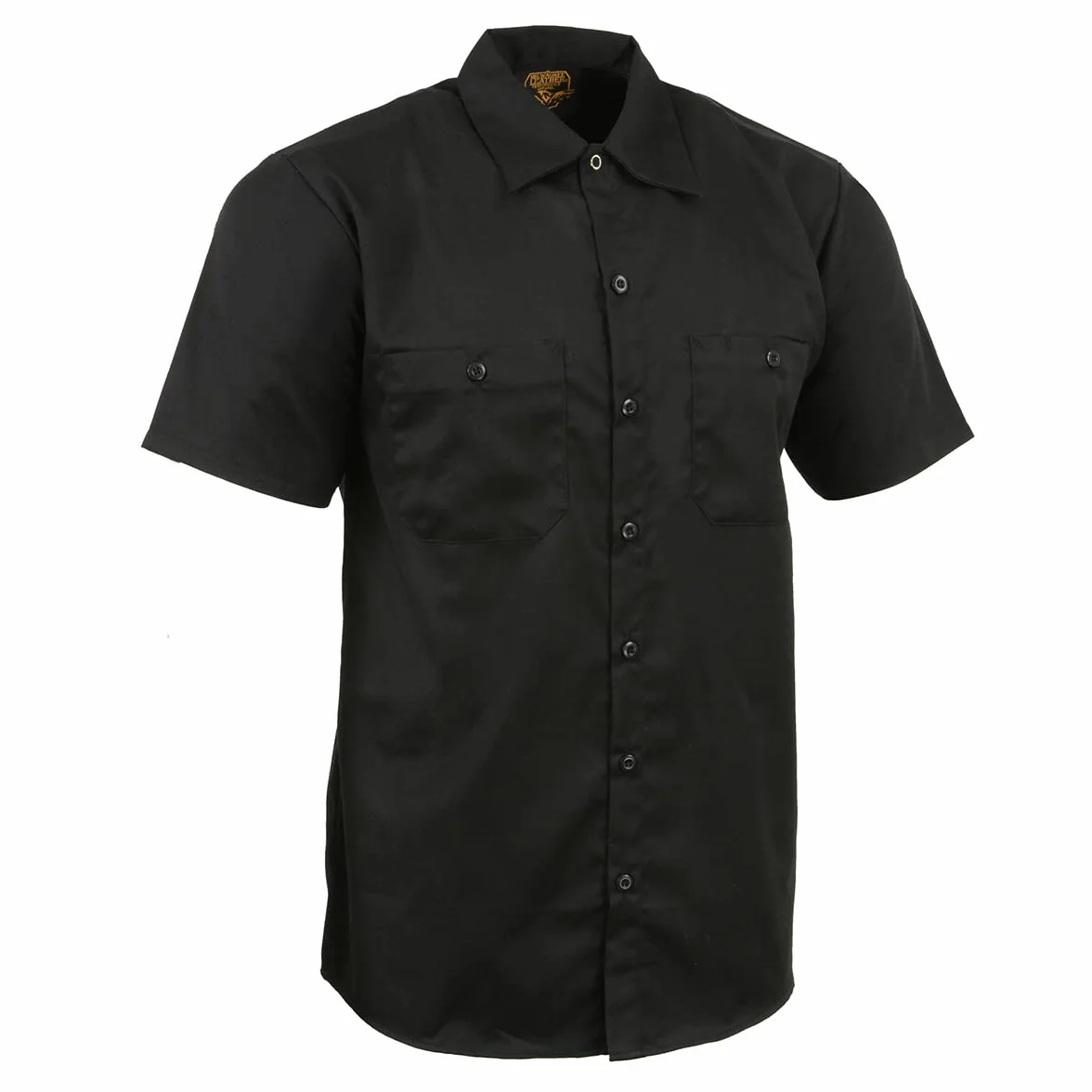 Milwaukee Leather Męska koszula robocza MDM11669 BLK zapinana na guziki, Czarny, 3XL
