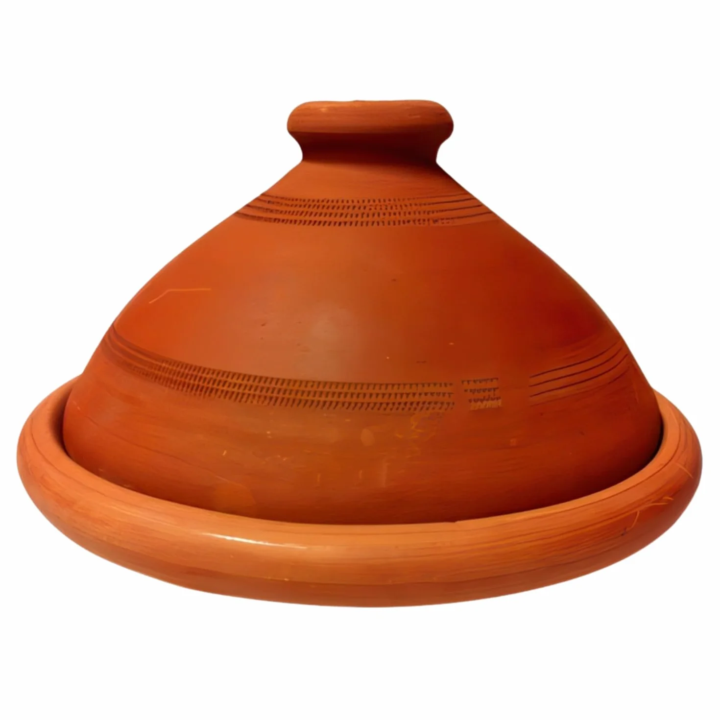Tadżin gliniany garnek do gotowania 30 cm ręcznie wykonany Marrakesz