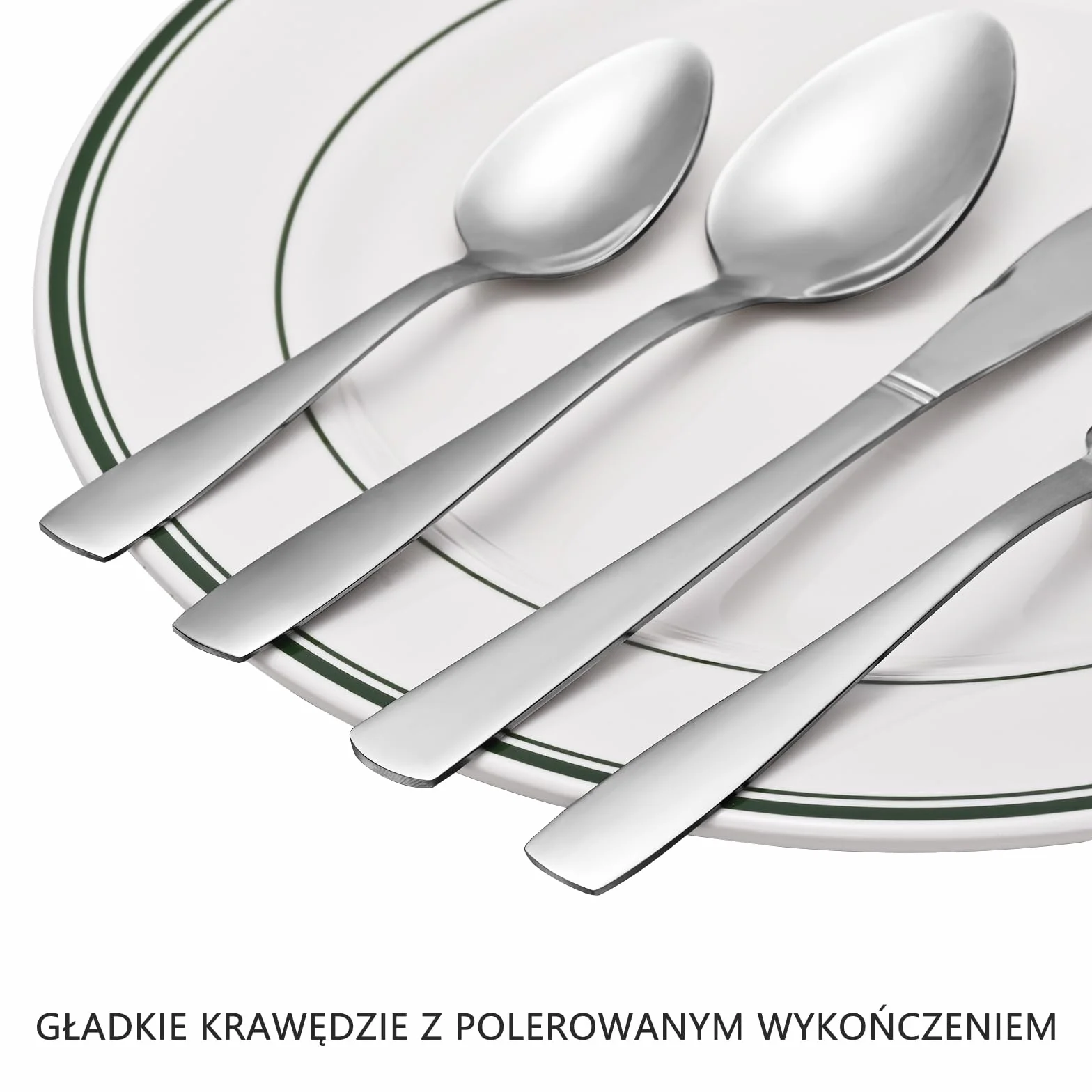 Otto Koning Hannover zestaw sztućców 16-częściowy dla 4 osób stal szlachetna polerowana