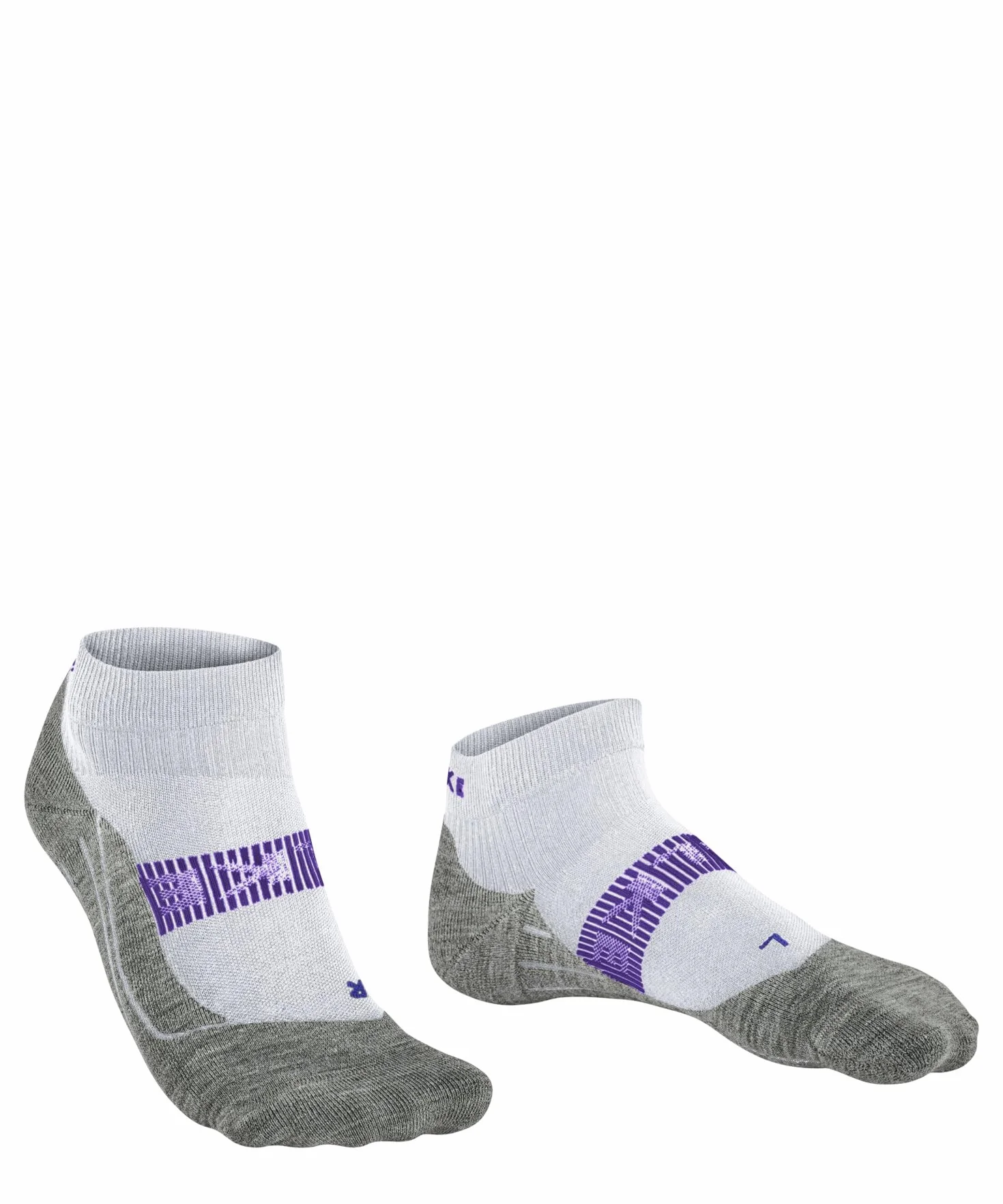 FALKE Kobiety Skarpety do biegania RU4 Endurance Cool Short W Sso materiał funkcyjny przeciw pęcherzom cienkie 1 Para, Biały White 2008, 39-40