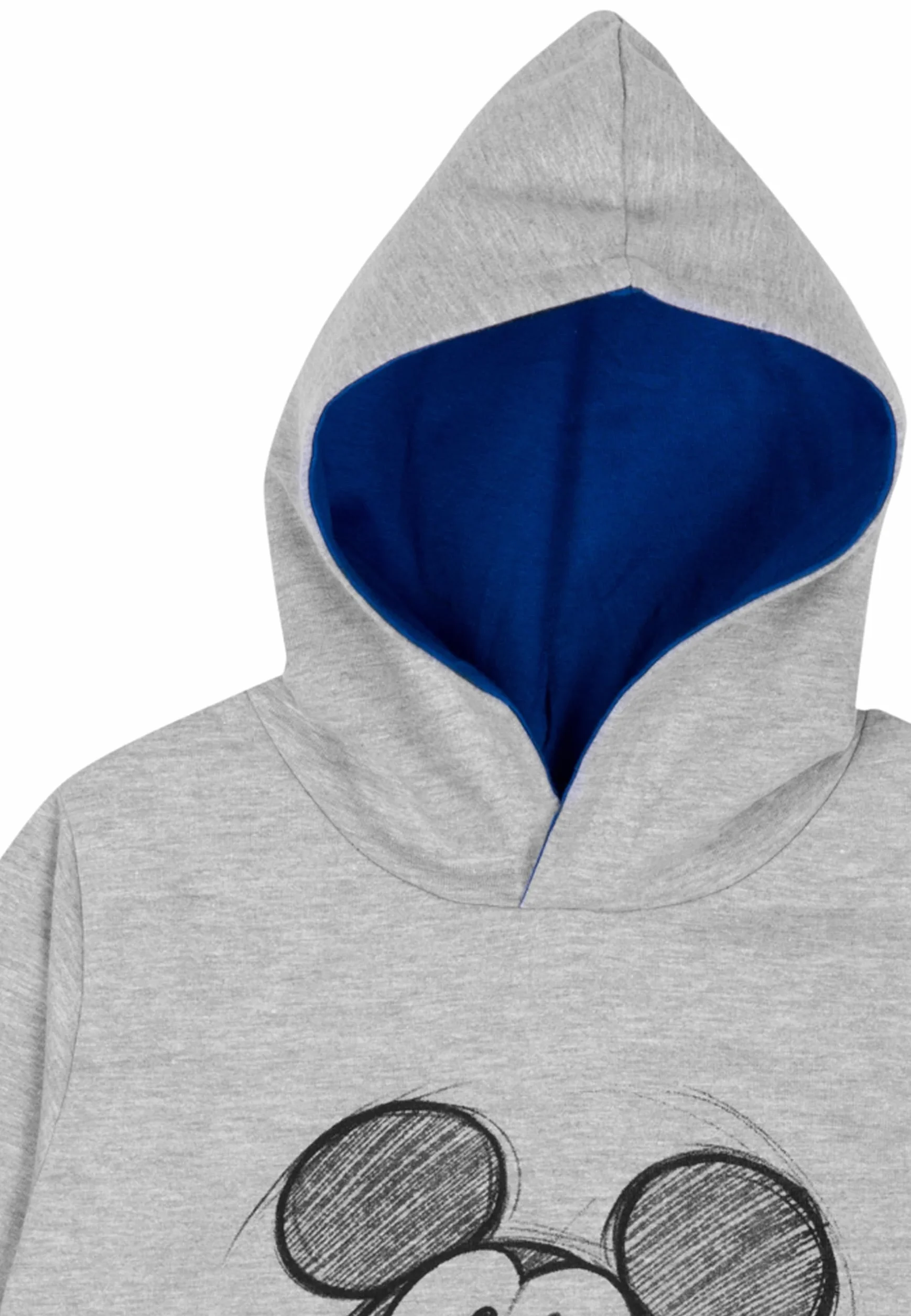 Disney Mickey Mouse bluza z kapturem dla chłopców – dziecięca bluza z kapturem, szara