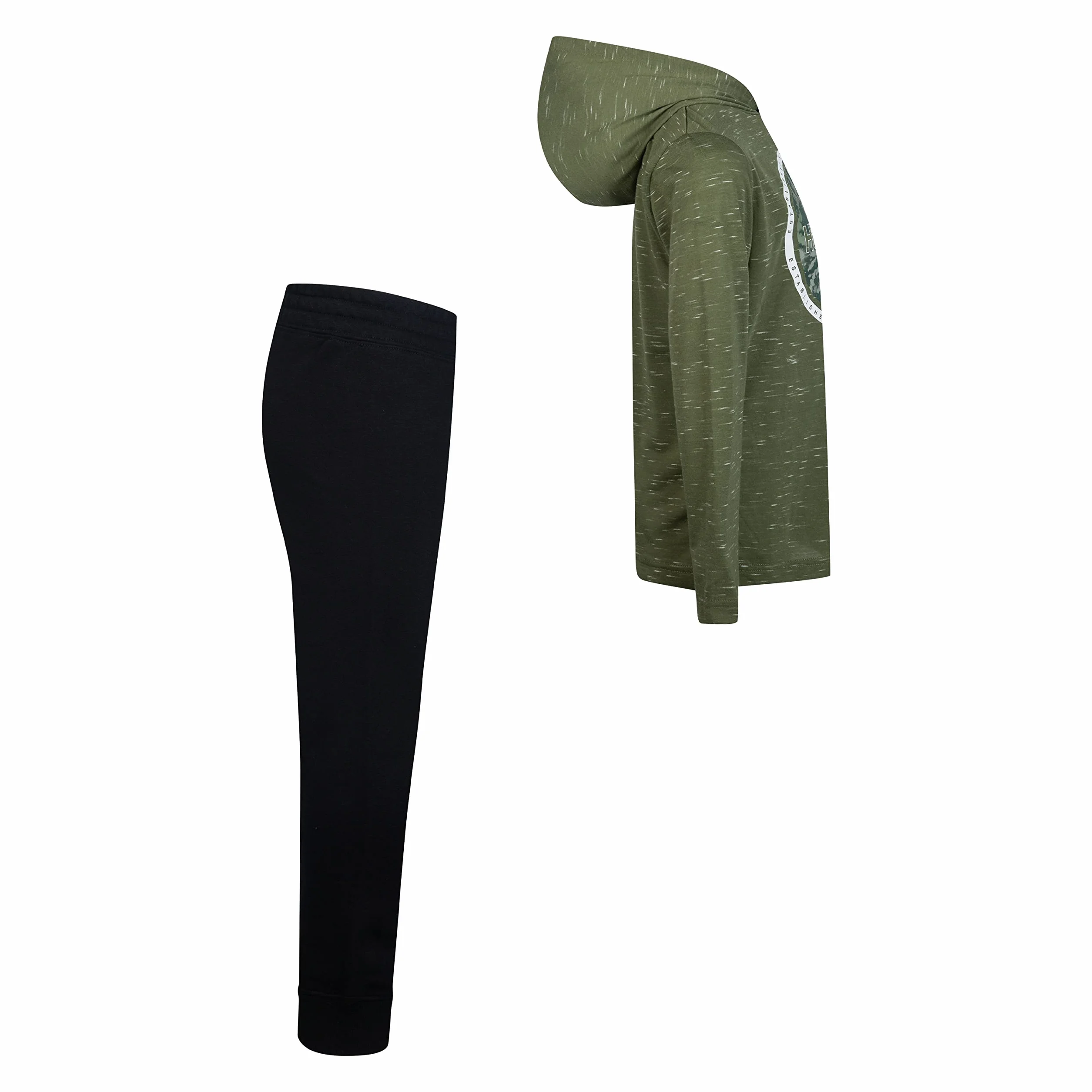 Hurley Hrlb Cloud Slub Set, Zestaw Bluza Spodnie Dziecięce, Army, 4 Lata