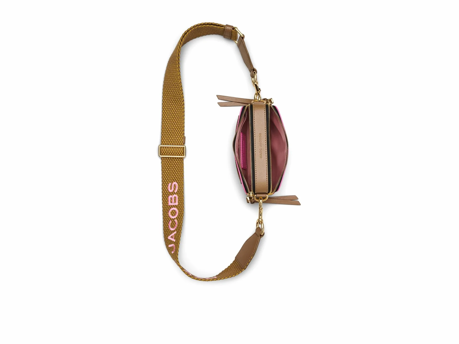 Marc Jacobs The Snapshot Bag damska, Bow Pink Multi, 18x6x11