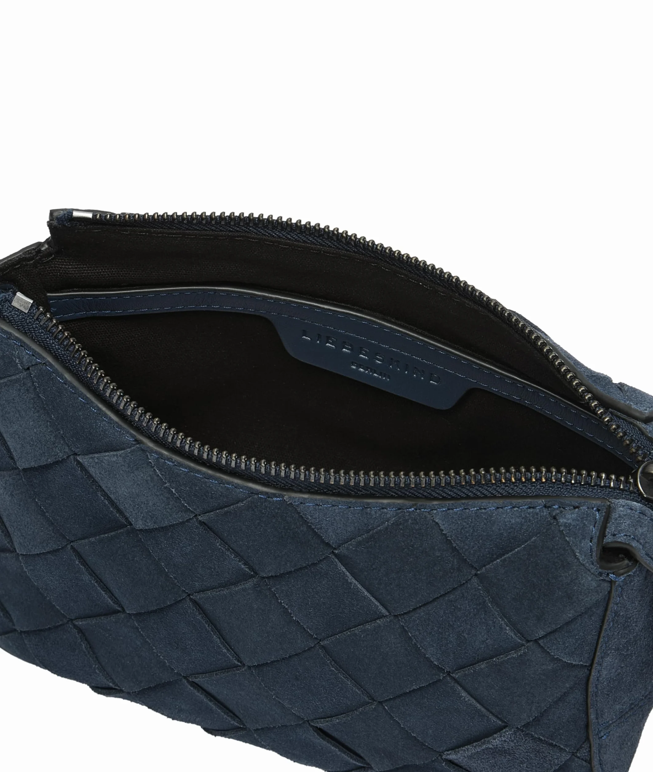 Liebeskind Berlin Crossbody XS SKY II Suede Woven peacoat, Peacoat