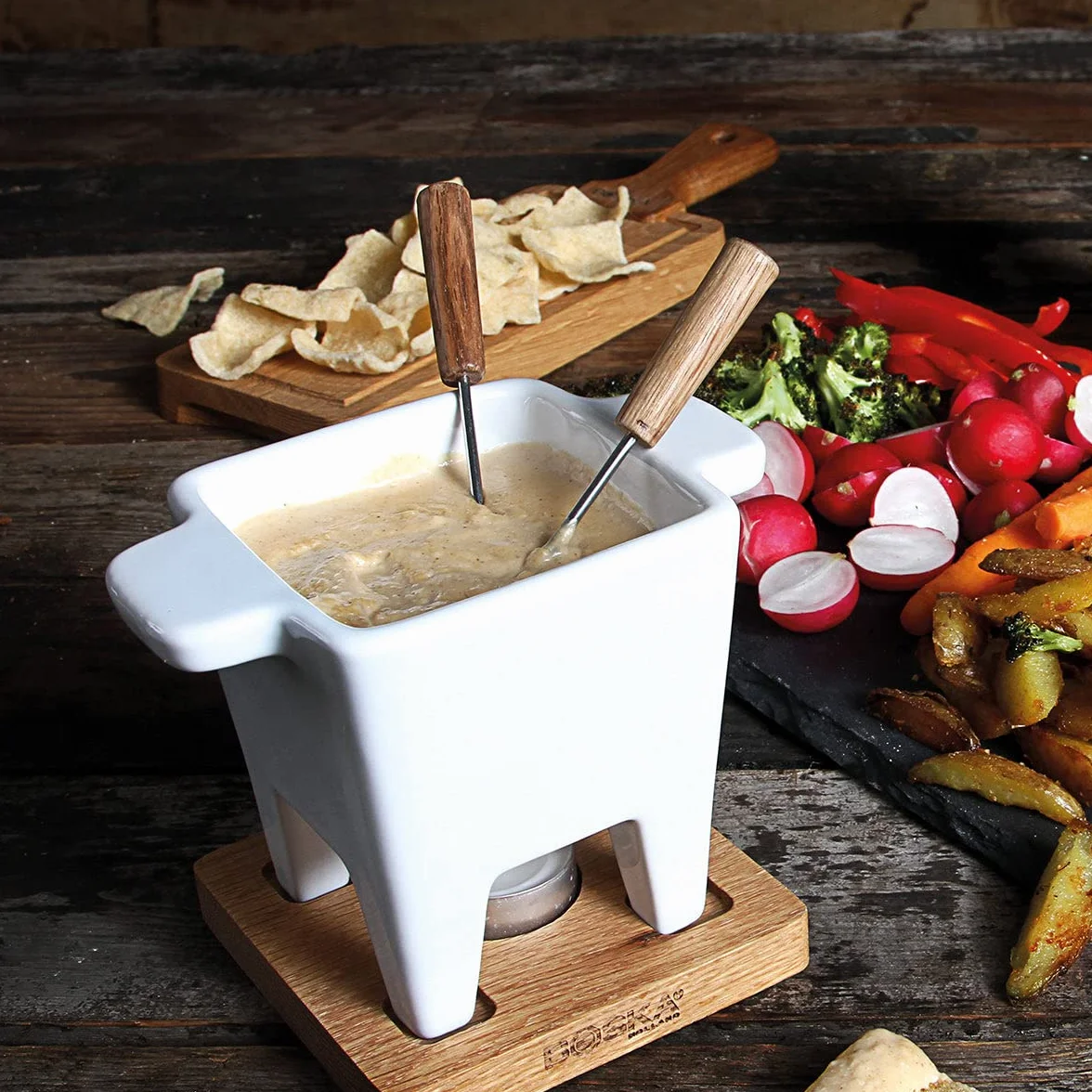 Boska Tapas Bianco Zestaw do fondue 174 g 300 ml