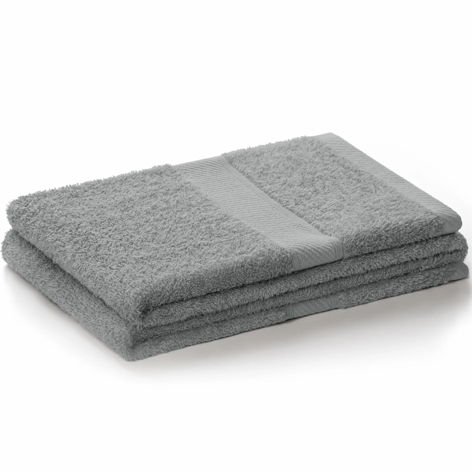 DecoKing Zestaw 6 ręczników bawełna bambus wiskoza 50x100 cm 70x140 cm antybakteryjne chłonne Srebrny Szary