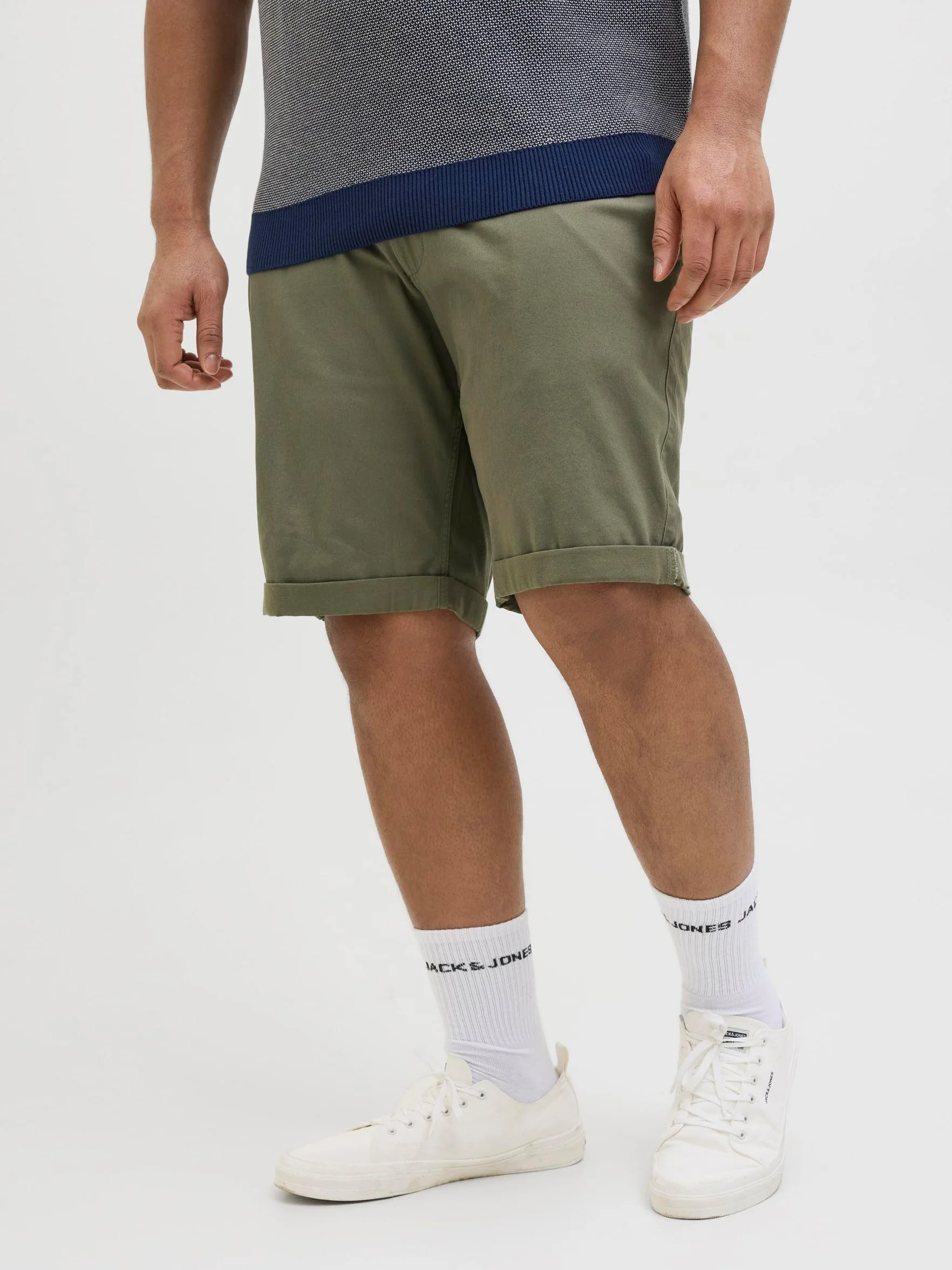 JACK & JONES Jpstdave Jjchino Szorty Sn Akm Pls - Szorty chinosy Mężczyźni