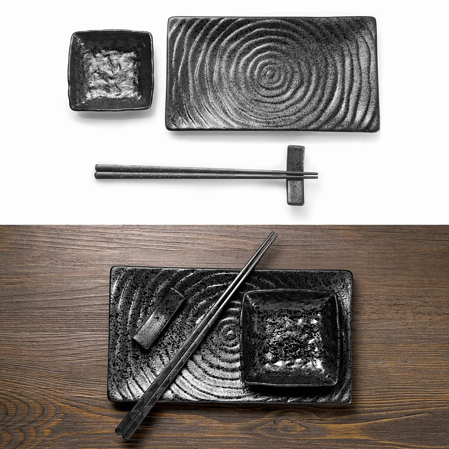 Youda Zestaw Sushi 8-Częściowy Ceramiczny Komplet Japoński