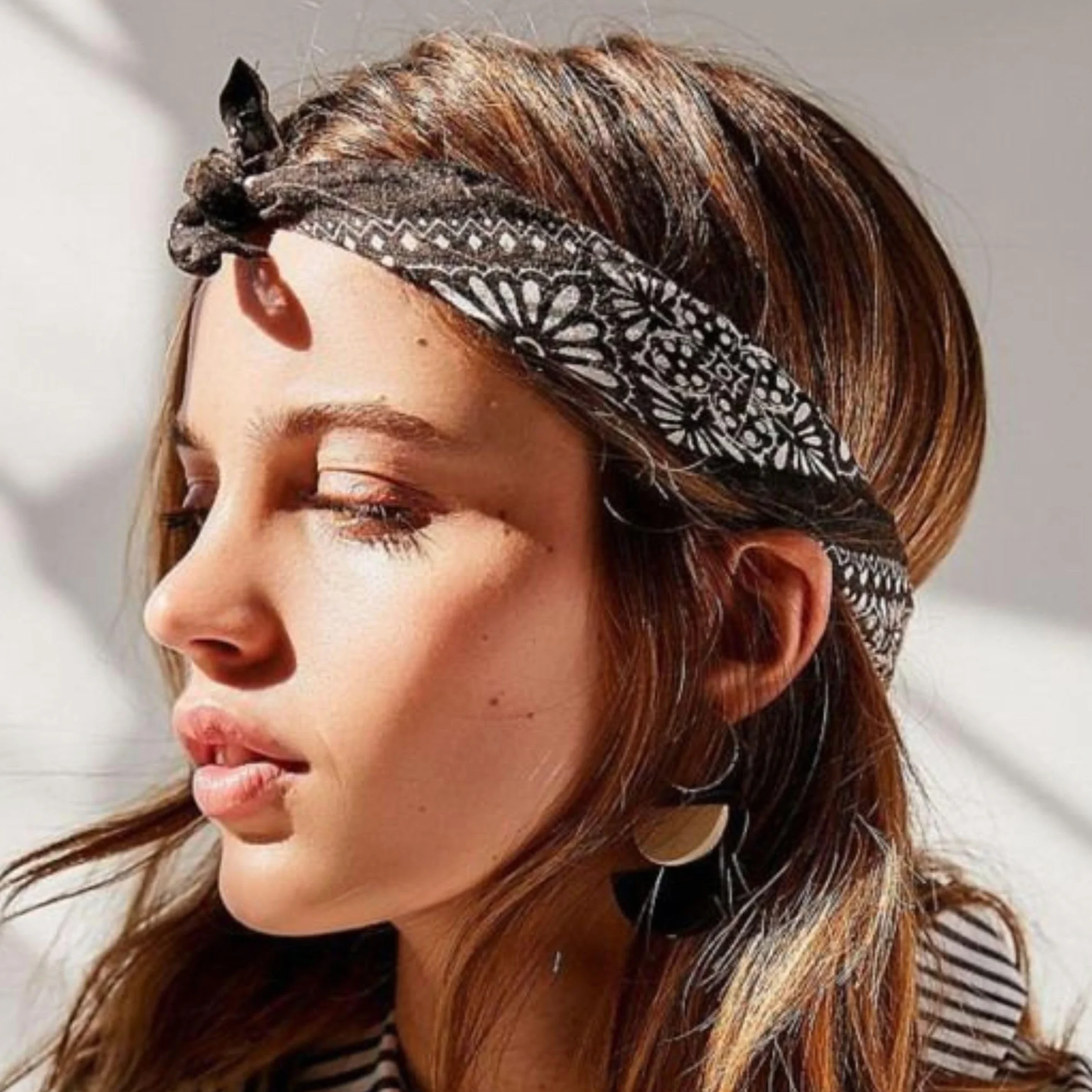 Bandana dla mężczyzn i kobiet – 100% bawełna bandana jako chusta nicki, bandana, chusta na głowę, chusta bandana