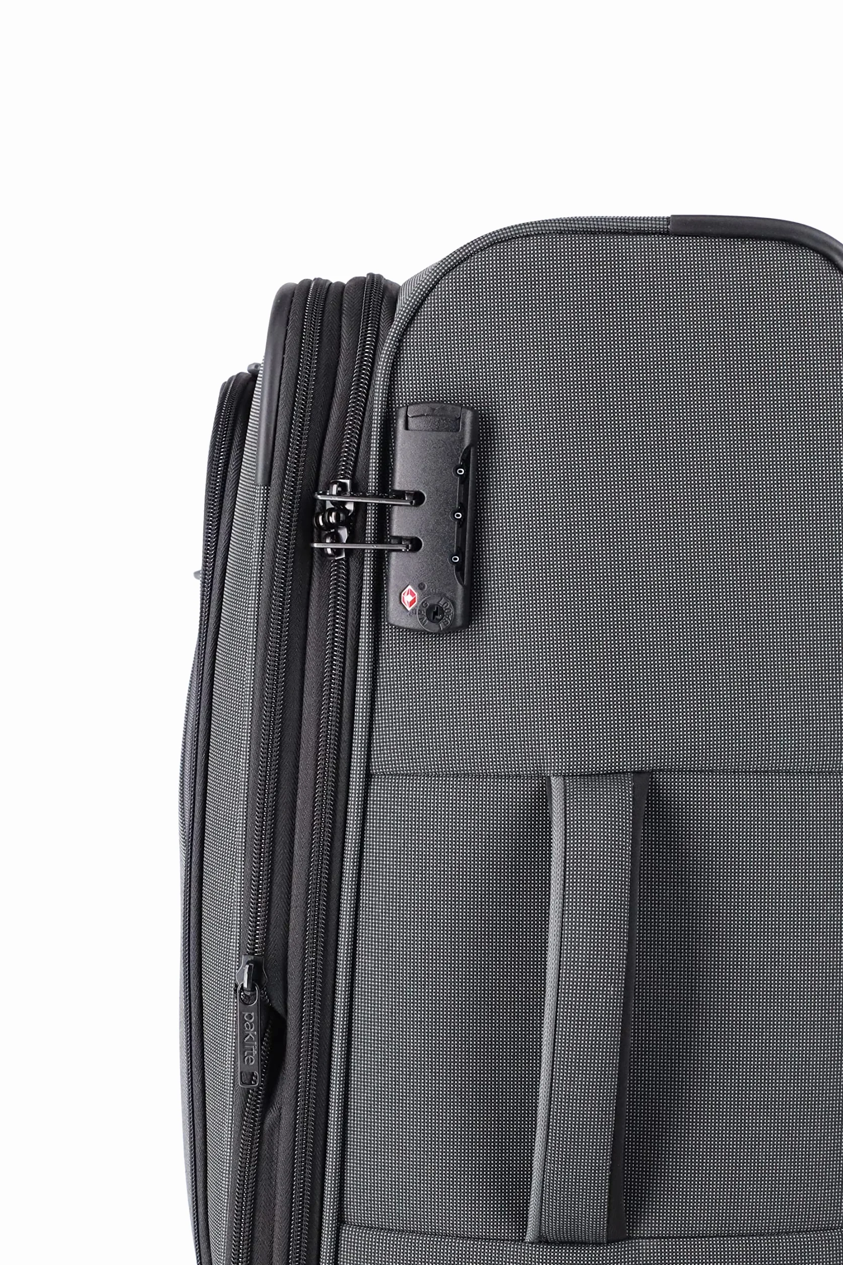 Travelite paklite 4-kołowy miękki futerał na bagaż podręczny, zgodny z wymiarami bagażu pokładowego IATA,zamek TSA+funkcja zatrzasku, bagaż DERBY:stylowy wózek o dwukolorowym designie,55 cm,41 litrów