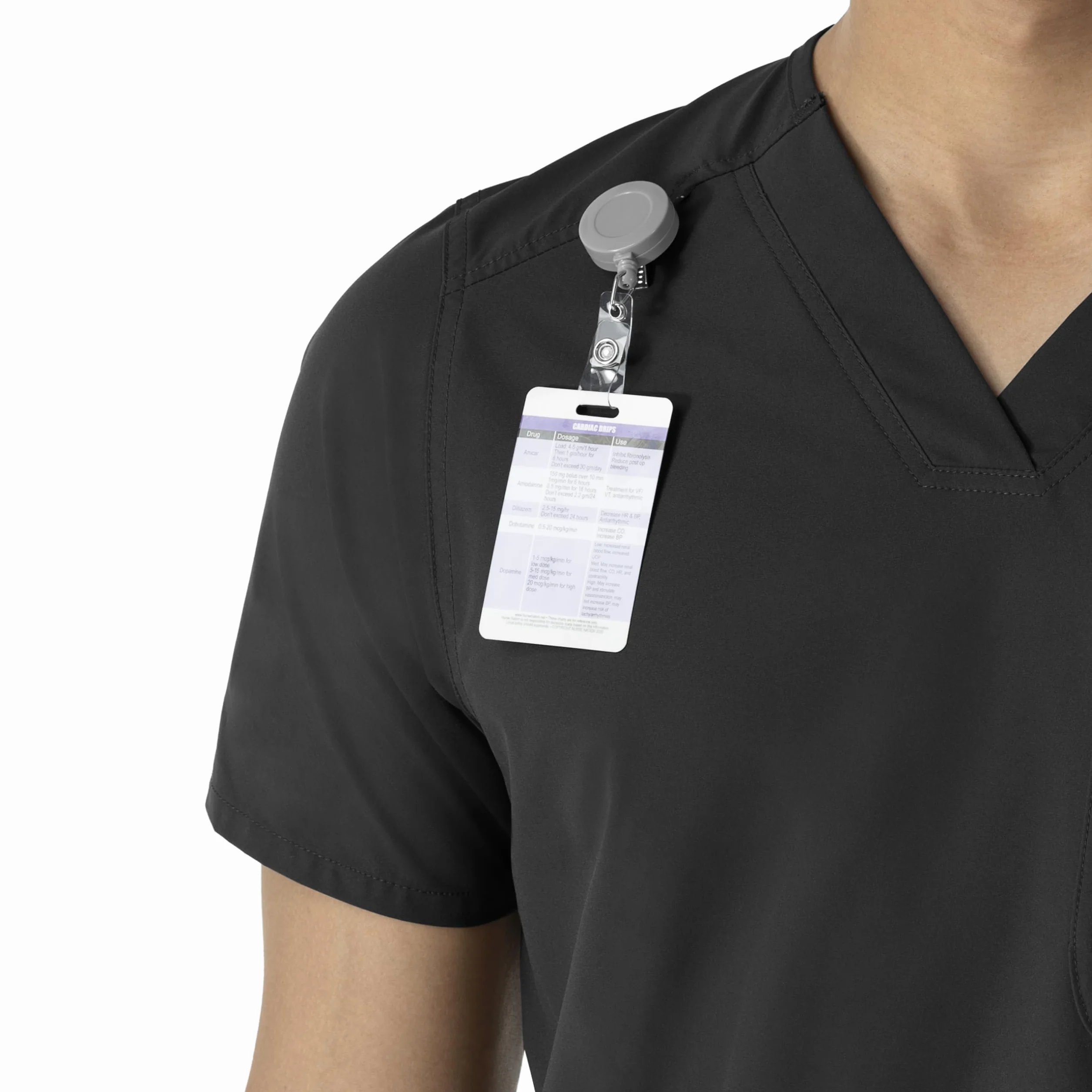Carhartt Męska koszula medyczna, czarny, XS