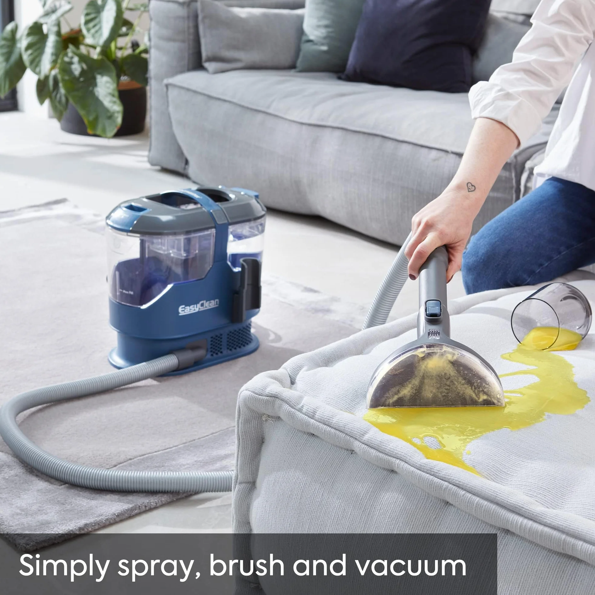 Vacmaster SCA0801 Odkurzacz do czyszczenia tapicerki i plam | Odkurzacz na mokro i na sucho Moc detergentu do sof, dywanów, tapicerek, samochodów | 800 W
