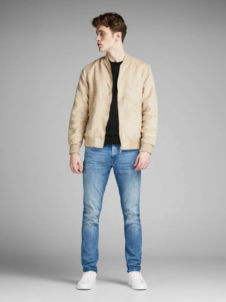 JACK & JONES Jjebasic Knit Crew Neck Noos Sweter Mężczyźni, Czarny, M