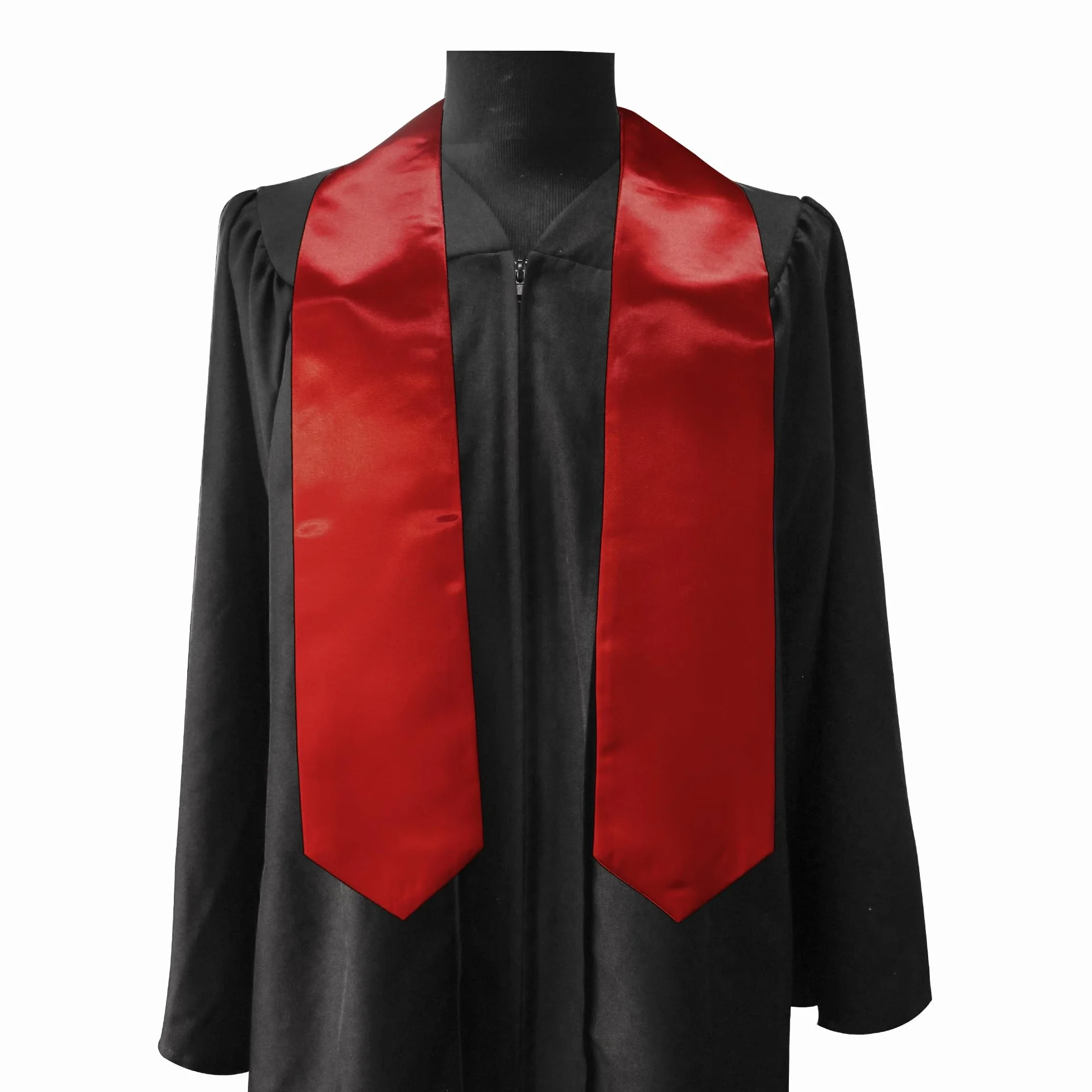 GraduationMall Stuła z okazji ukończenia szkoły dla dorosłych duchownych stuły chóralne akademicka szarfa do szkoły kościoła ceremonia unisex 152 cm / 183 cm 16 kolorów