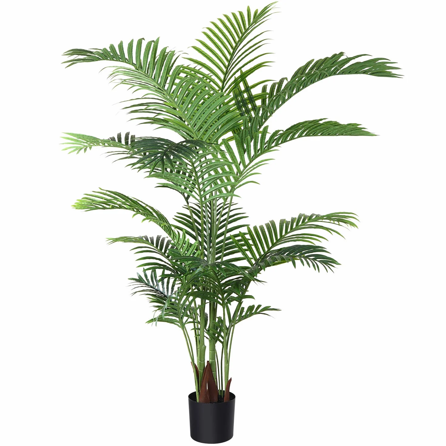Sztuczna palma Areca 160 cm 17 pni Feaux Dypsis Lutescens do wnętrz i na zewnątrz