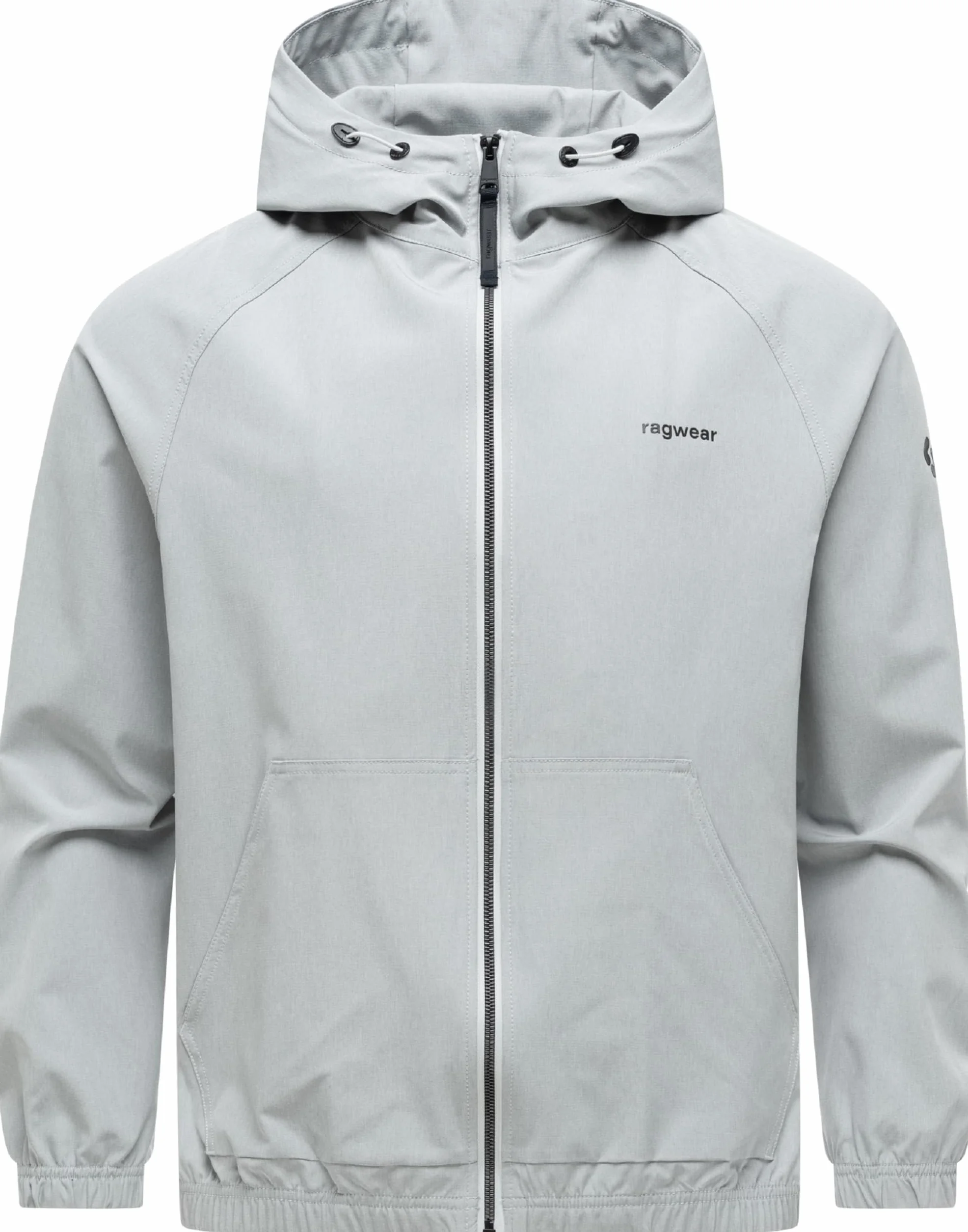 Ragwear Męska lekka kurtka przejściowa krótka kurtka z regulowanym kapturem Roog A Grey rozm. XL